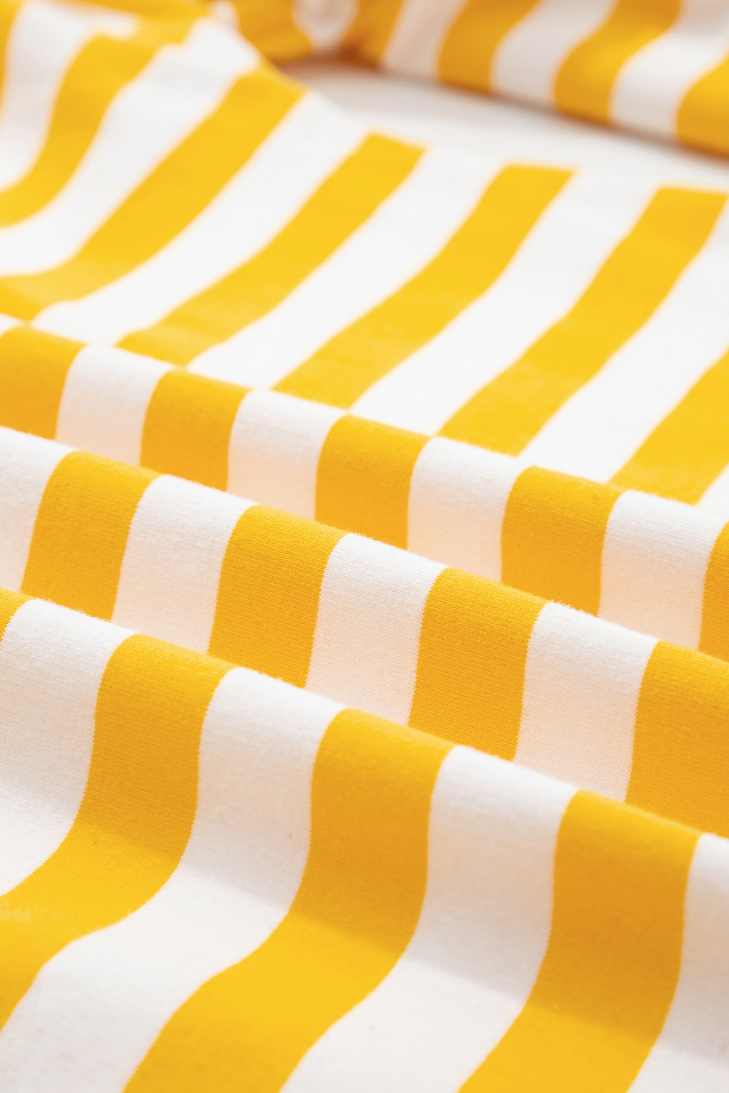 Yellow Stripe Women's Patchwork Tee, Boho Lace Trim Top - Detail View 11