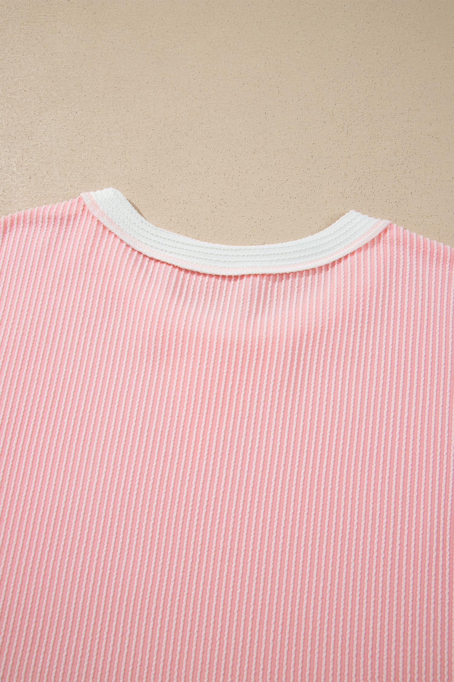 Women's Casual Knit Blouse, Long Sleeve Colorblock Pullover - Detail View 9