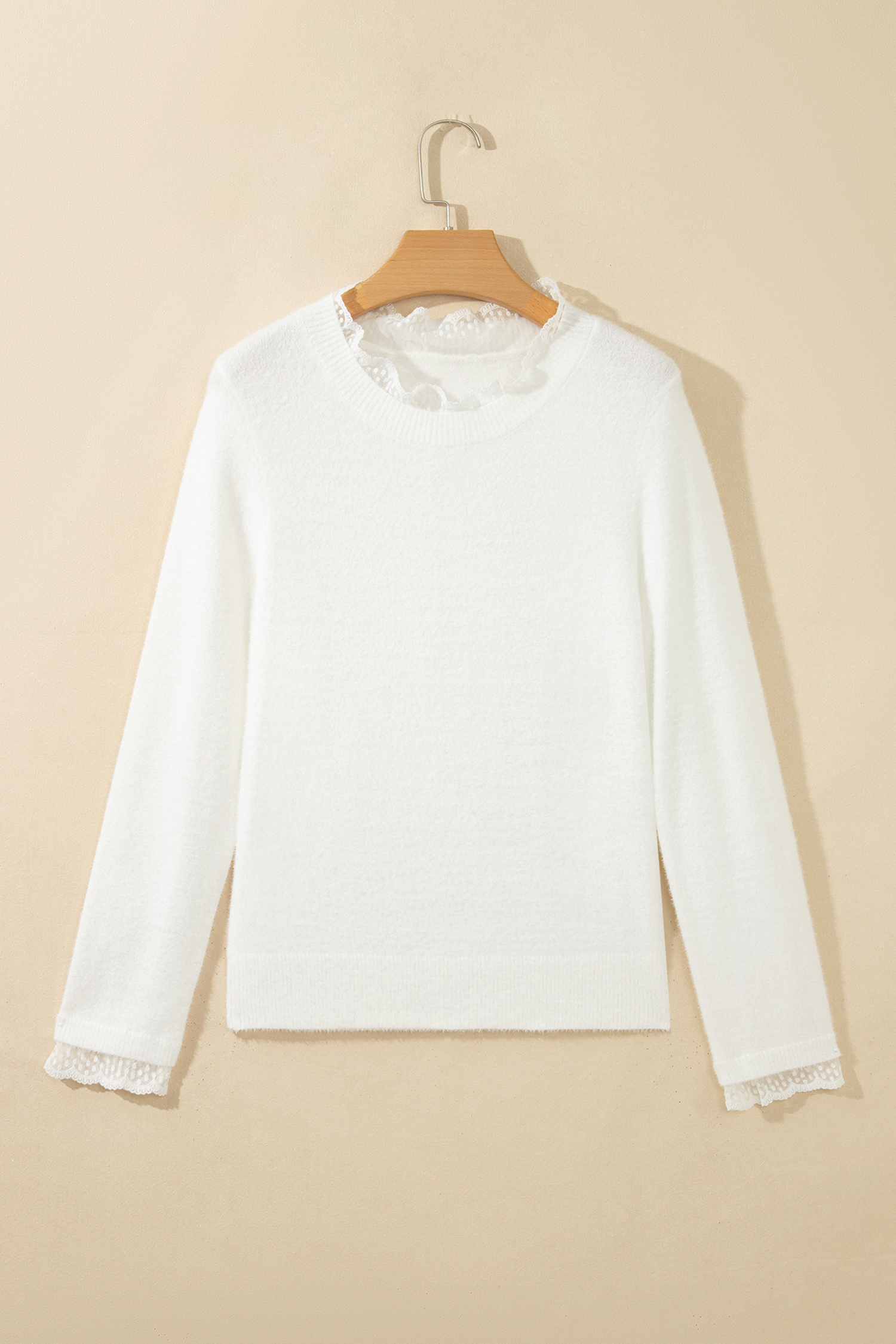 Soft Viscose Knit Sweater, Cozy Stand Neck Pullover Women - Detail View 6