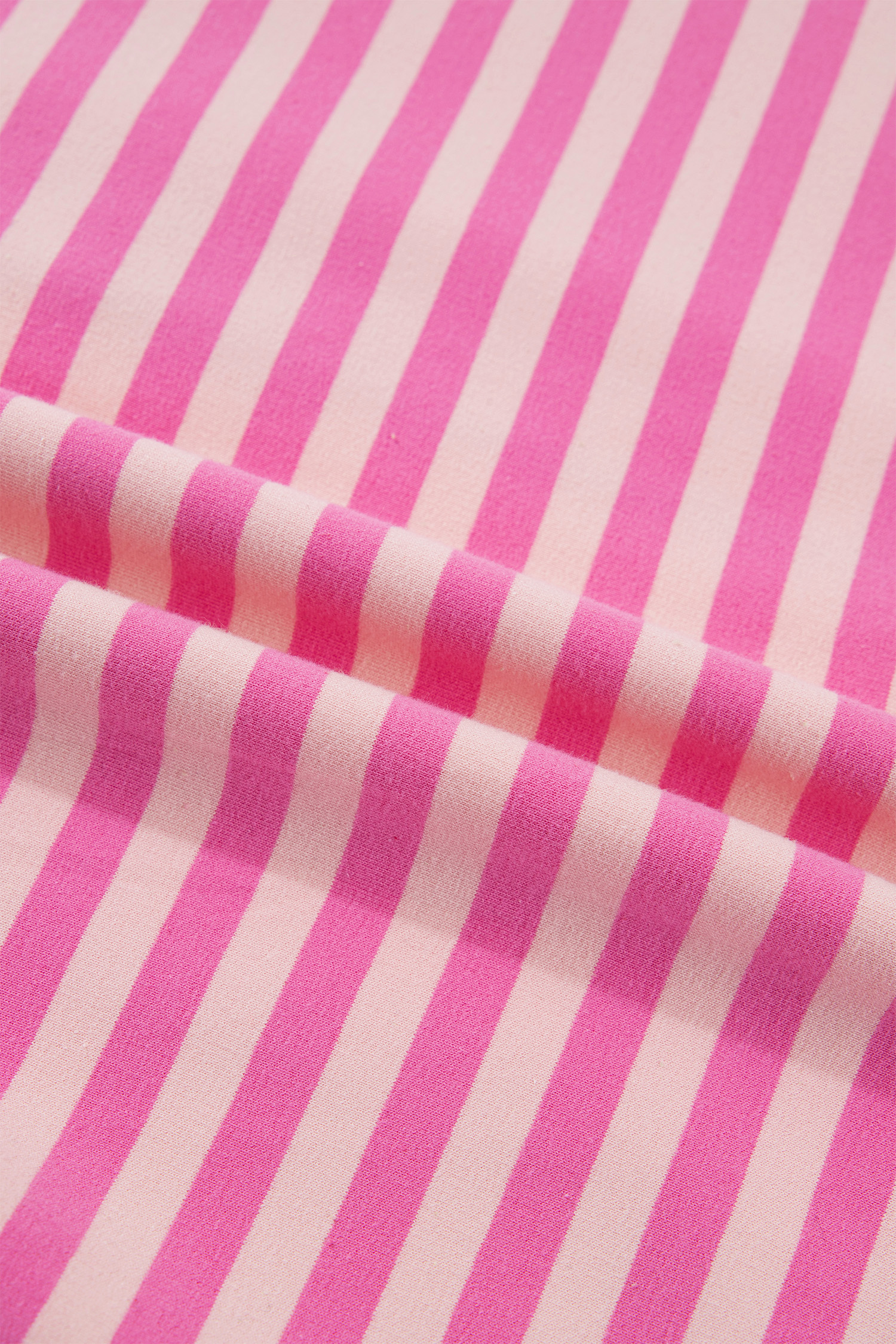 Women's Striped Zip Up Jacket, Casual Puff Sleeve Sweatshirt - Detail View 7