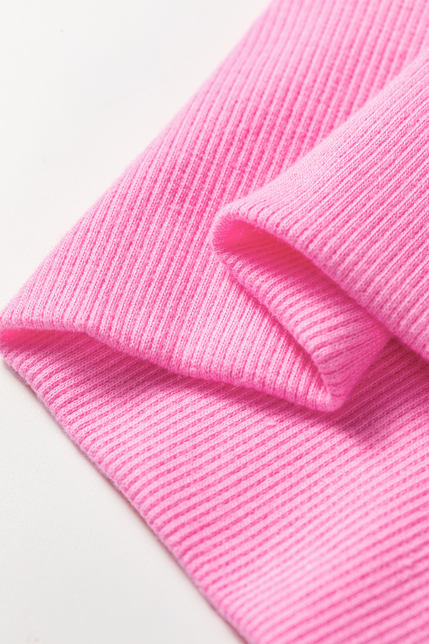 Women's Striped Waffle Knit Top, Casual Long Sleeve Pullover - Detail View 13