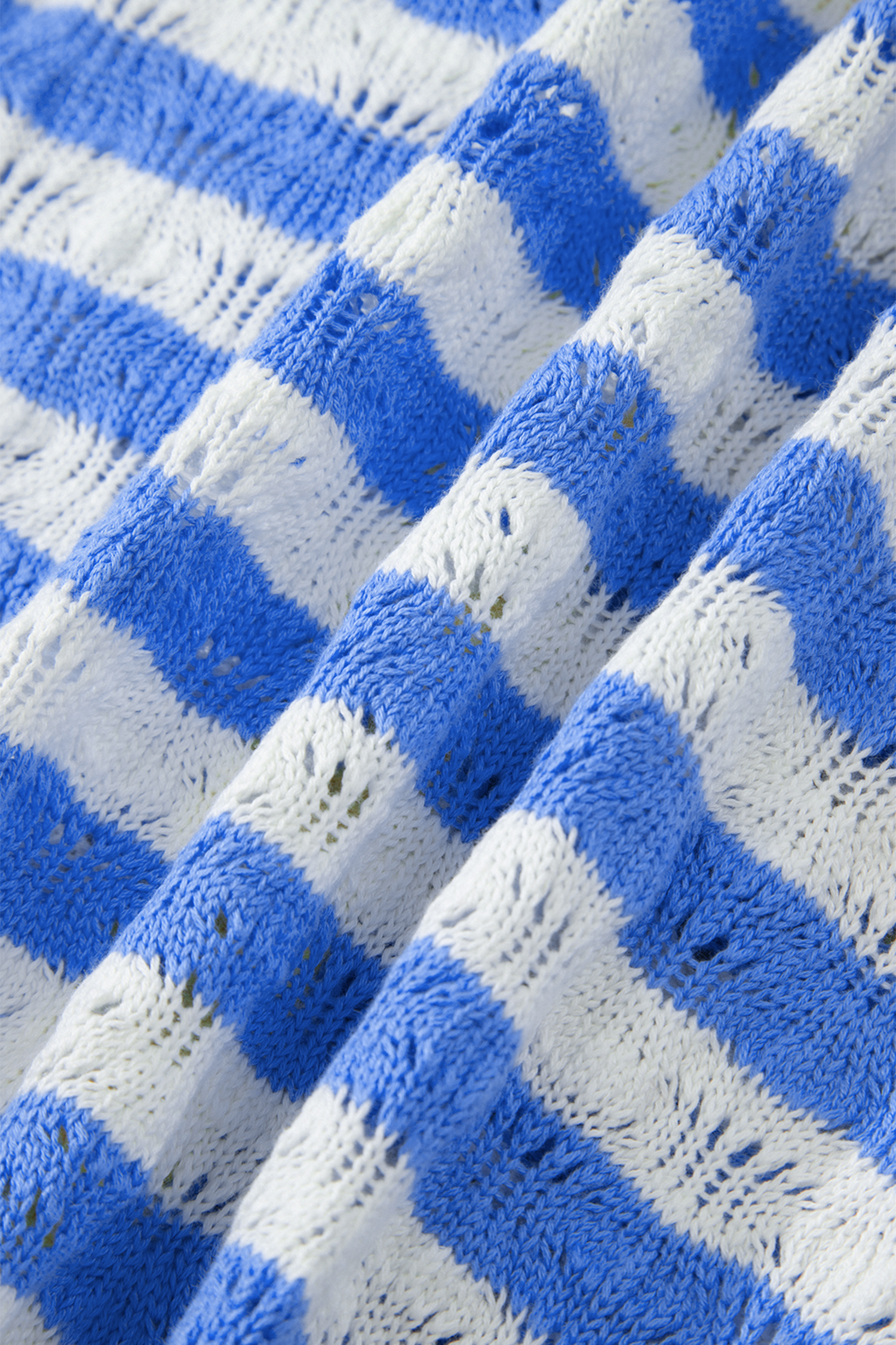 Autumn Striped Knit Cardigan, Casual Button Down Sweater - Detail View 12