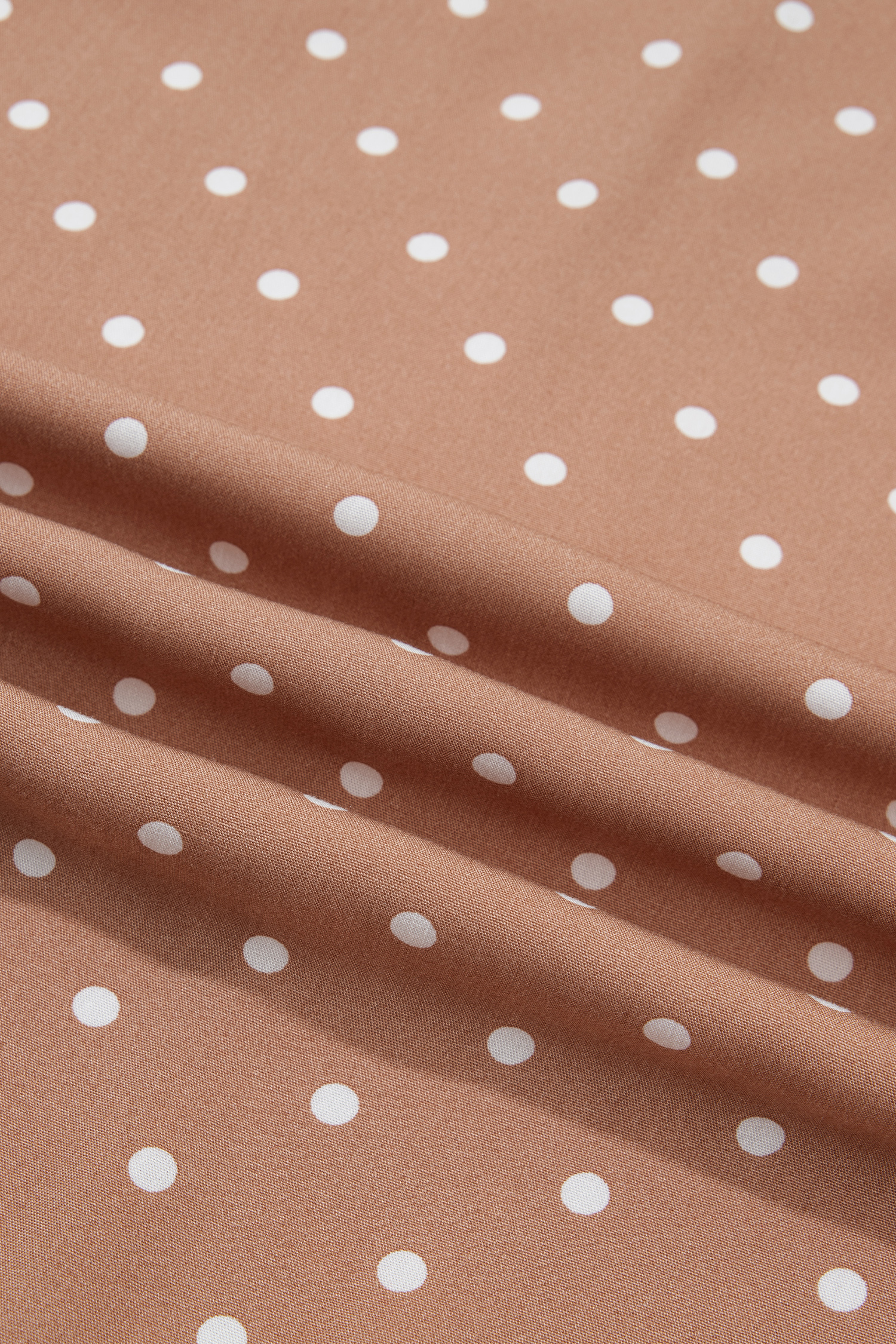 Viscose Polka Dot Shift Skirt, Elastic Waist Women's Office - Detail View 12