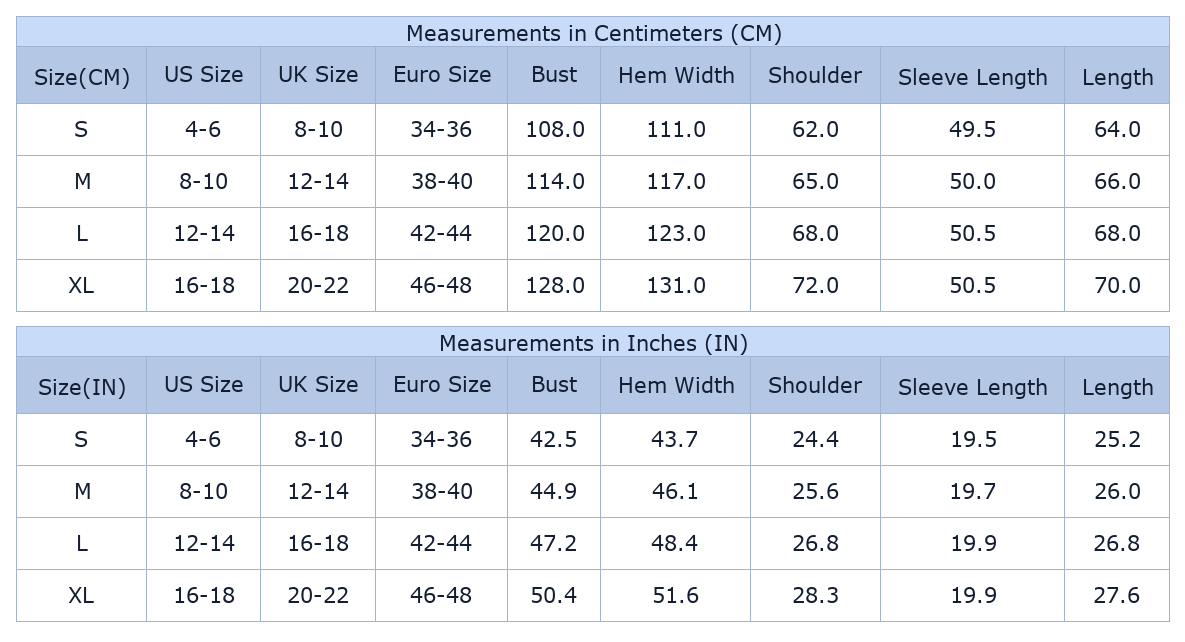 Women's Casual Pullover, Floral Colorblock Tunic - Size Chart & Details