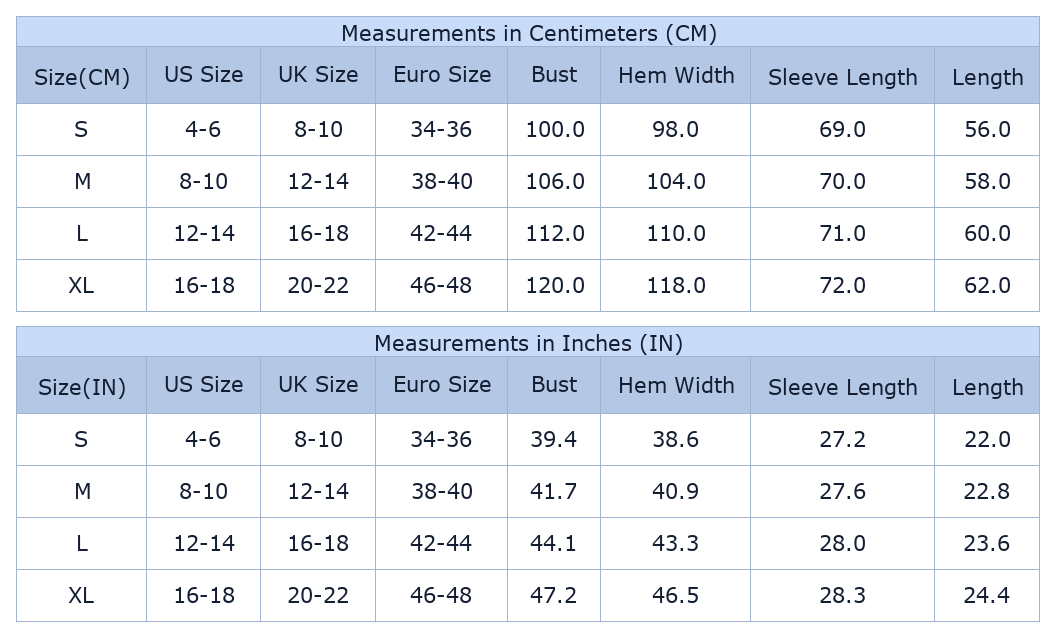 Women's Striped Knit Cardigan, Casual Button Front Sweater - Size Chart & Details