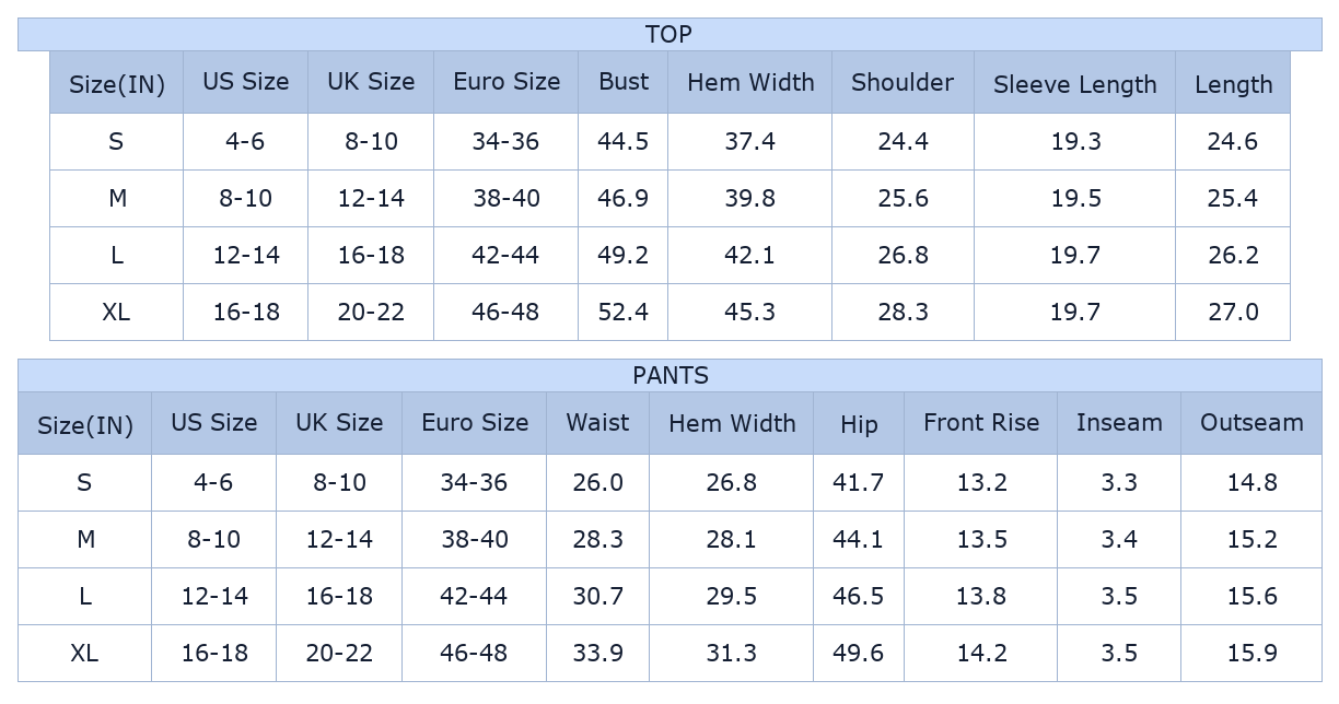 Women's Game Day Lounge Set, Casual Athleisure Pullover - Size Chart & Details