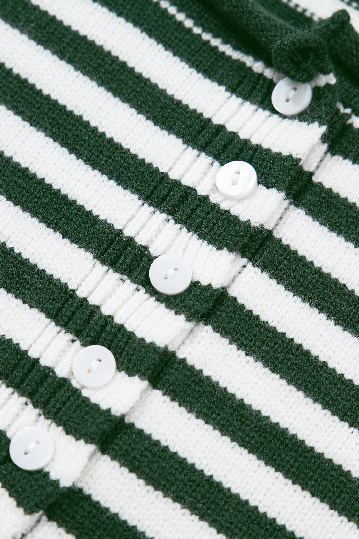 Viscose Blend Sweater, Warm Round Neck Striped Pullover - Detail View 9