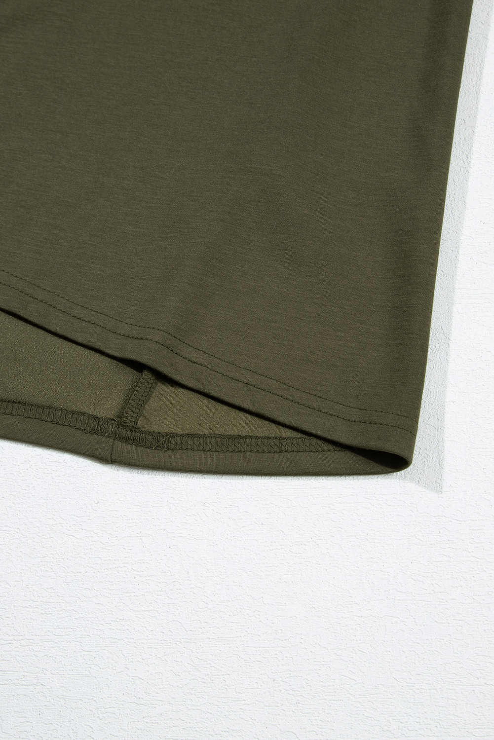 Soft Viscose High Waist Dress, Womens Autumn Midi - Detail View 12