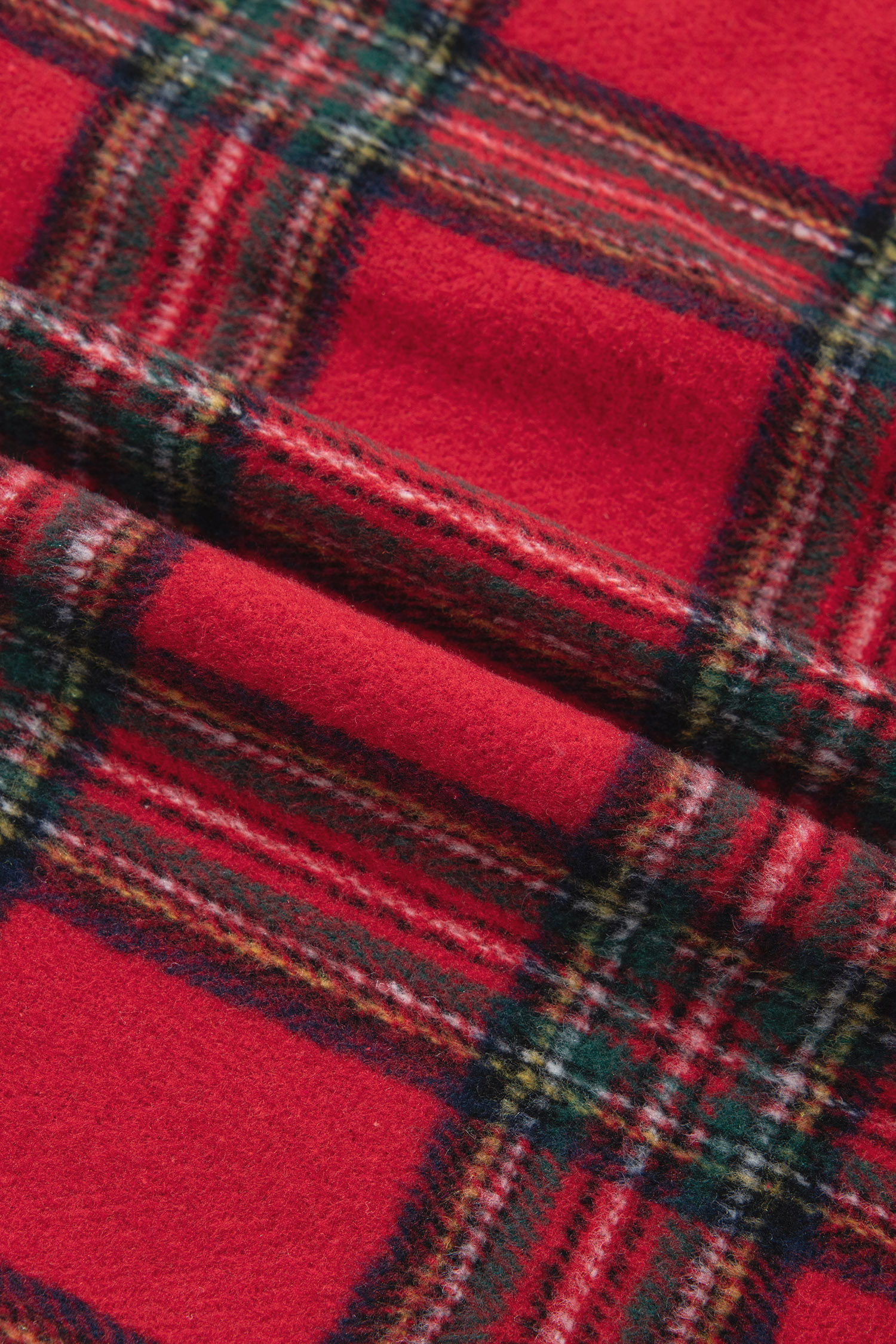 Women's Holiday Plaid Shacket, Versatile Daily Button Top - Detail View 12