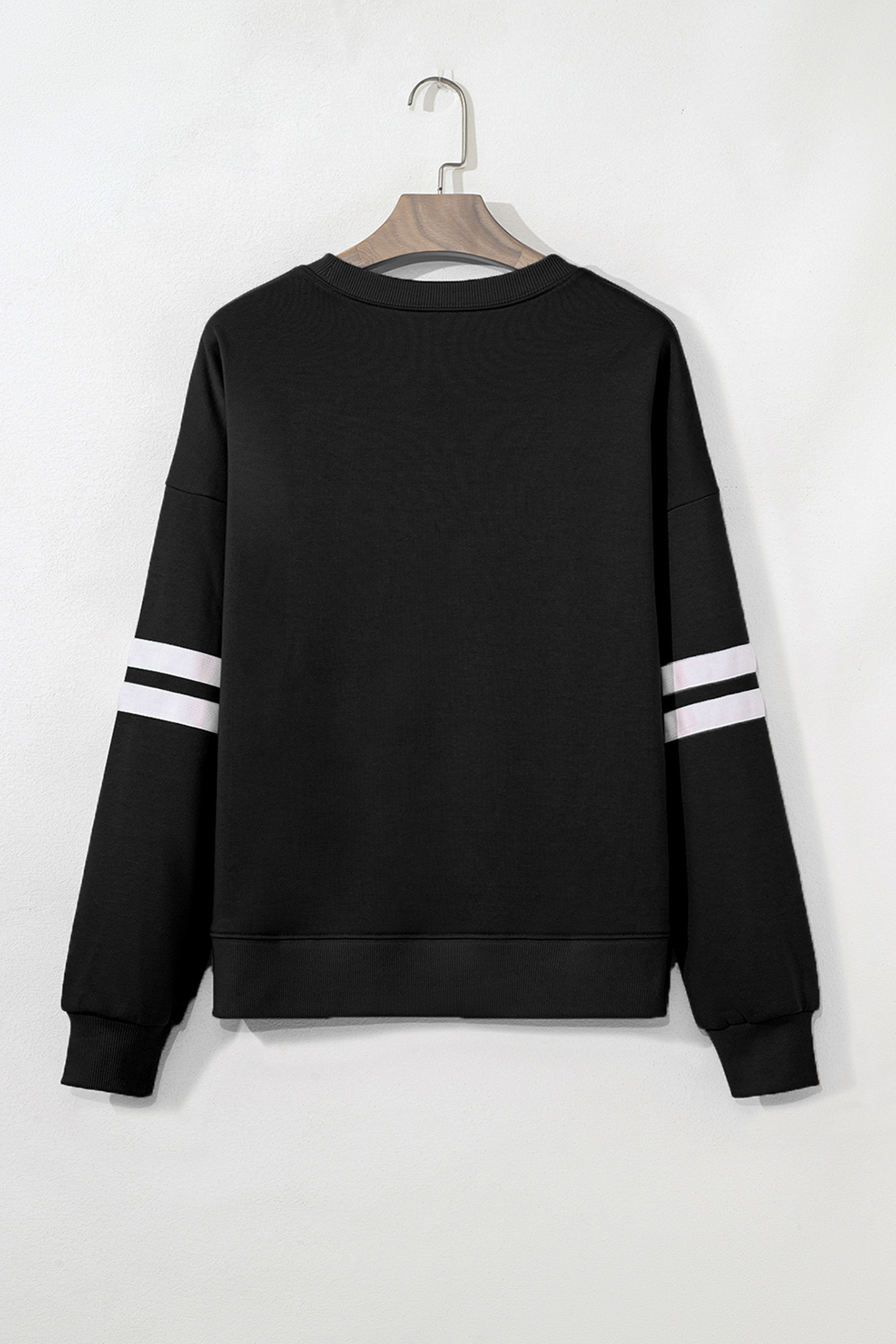Casual Women's Halloween Sweatshirt, Cute Ghost Bows Pullover - Detail View 10