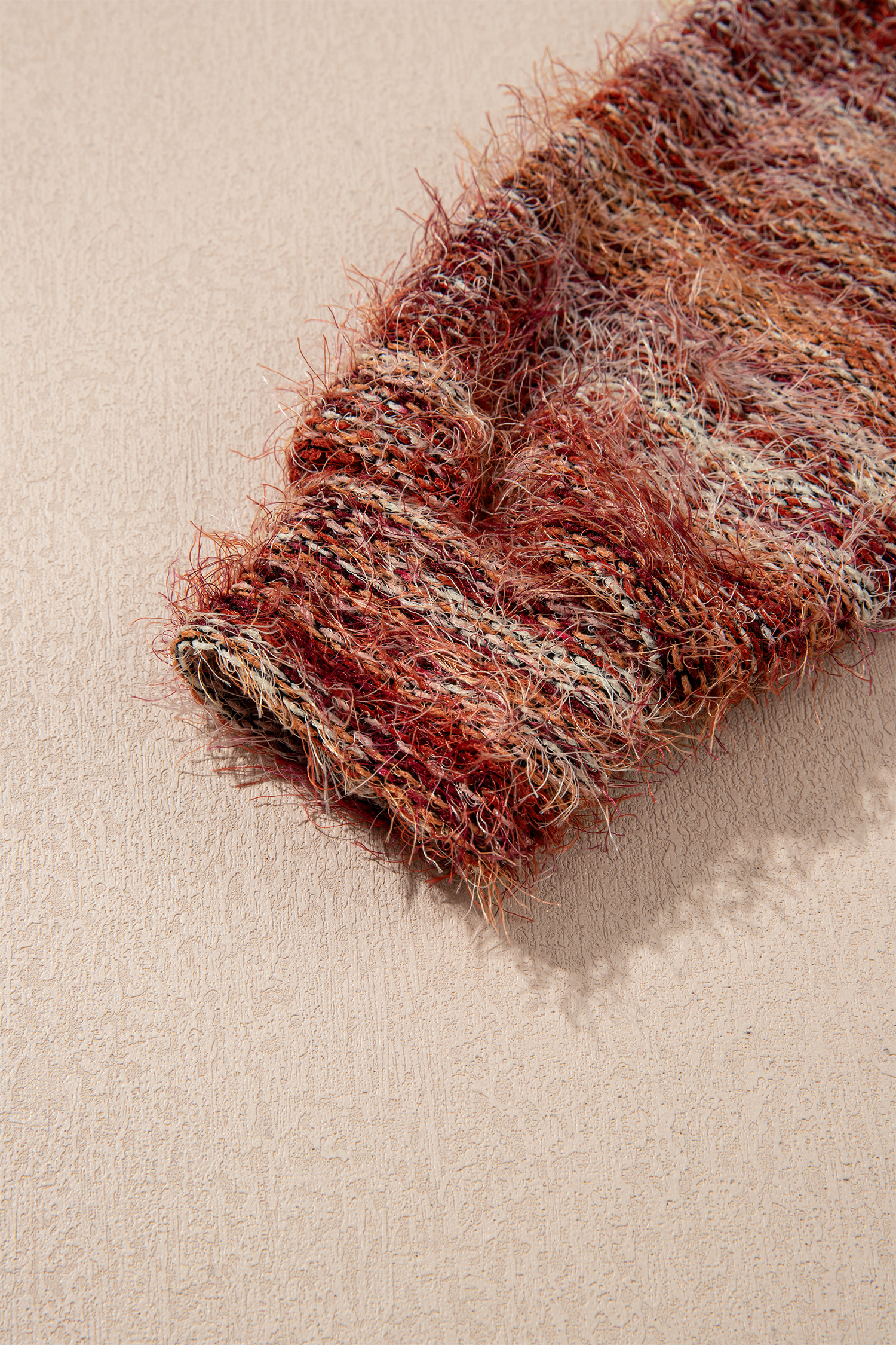 Soft Striped Knit Cardigan, Women's Autumn Button Sweater - Detail View 12