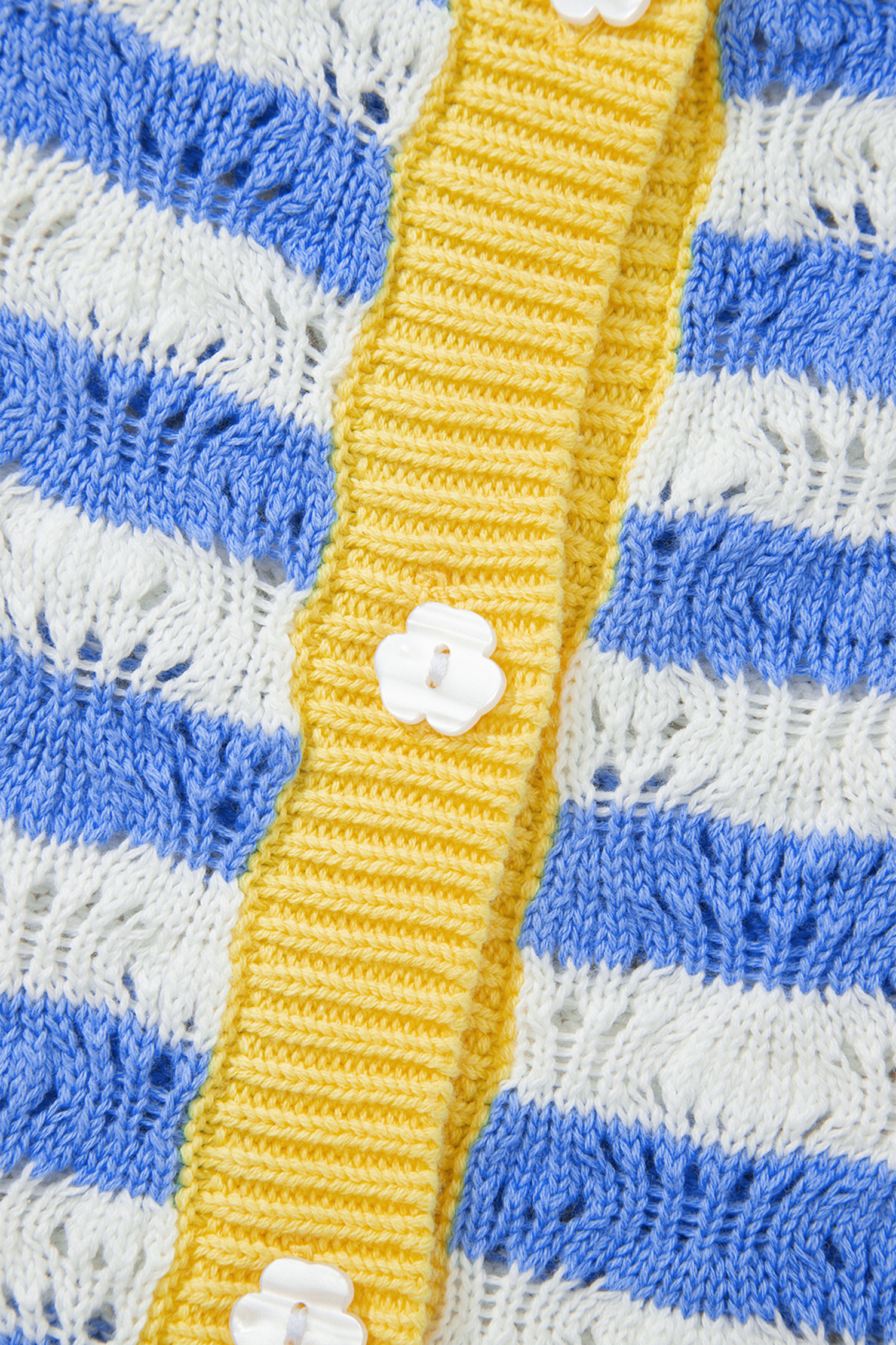 Autumn Striped Knit Cardigan, Casual Button Down Sweater - Detail View 15