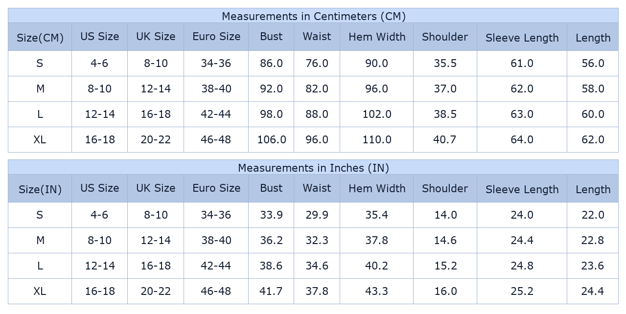 Women's Lace Mesh Top, Elegant Long Sleeve Stand Neck Blouse - Size Chart & Details
