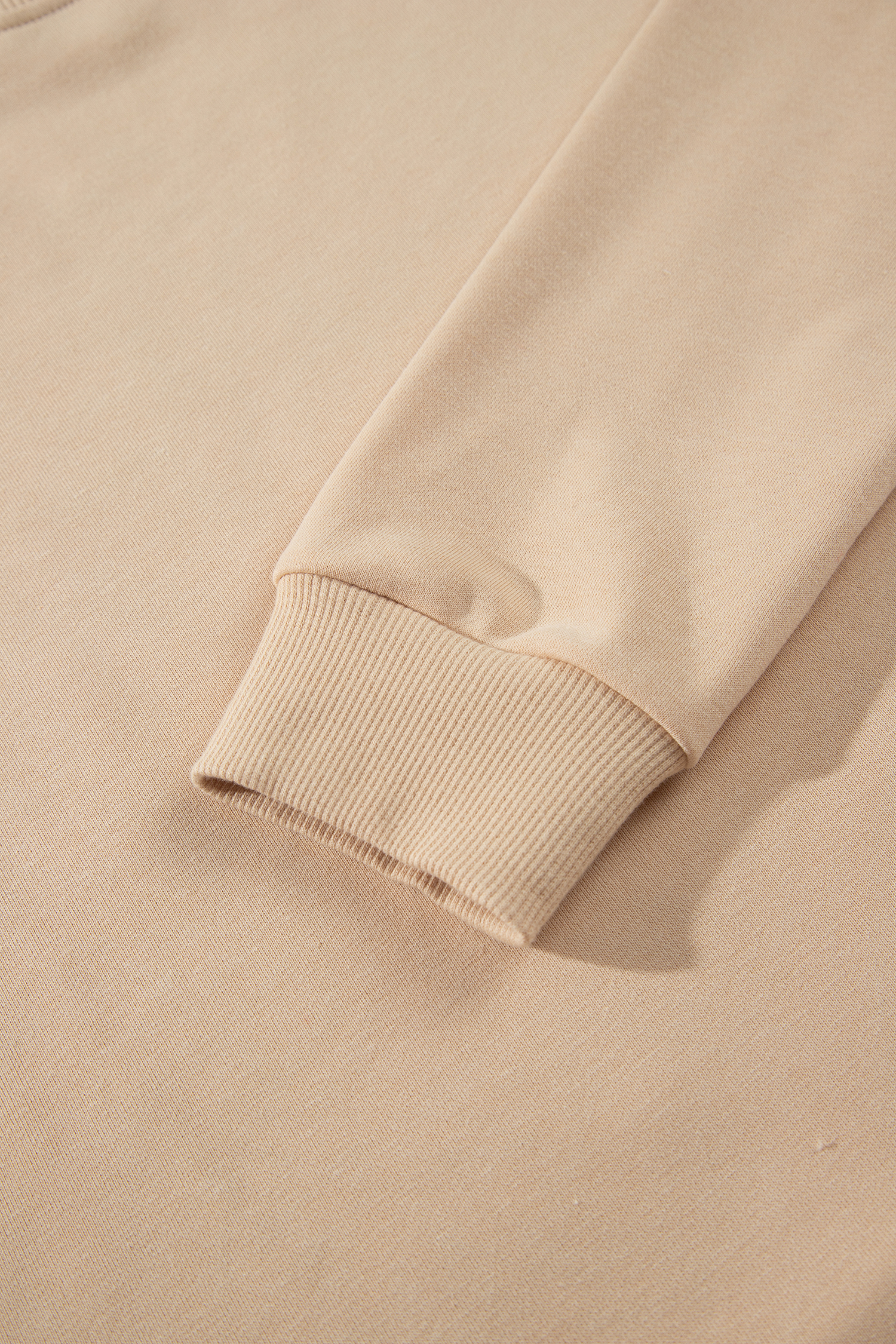 Women's Western Embroidery Sweatshirt, Beige Round Neck Top - Detail View 10