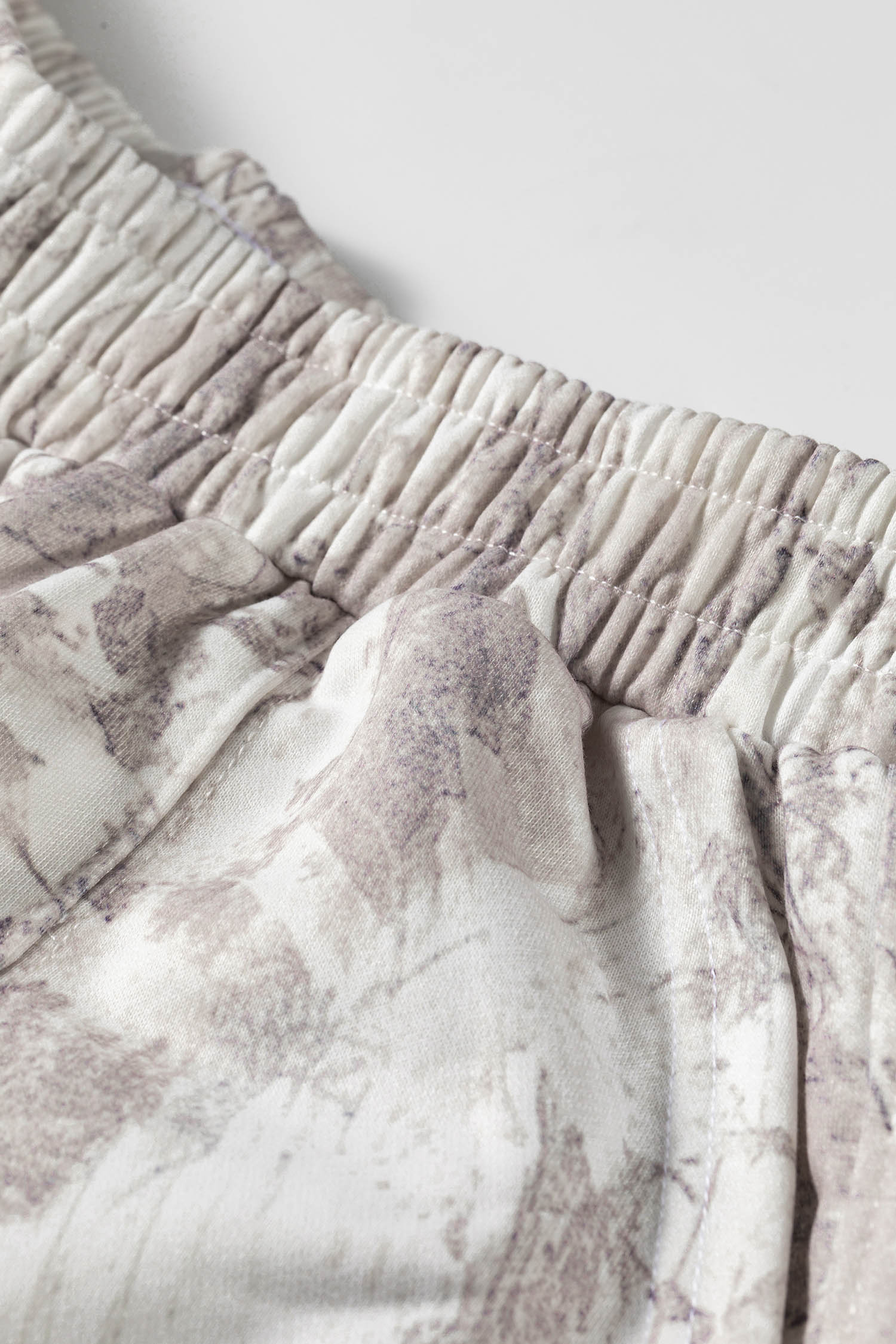 Women's Abstract Print Pant Set, Casual Hooded Lounge Outfit - Detail View 13