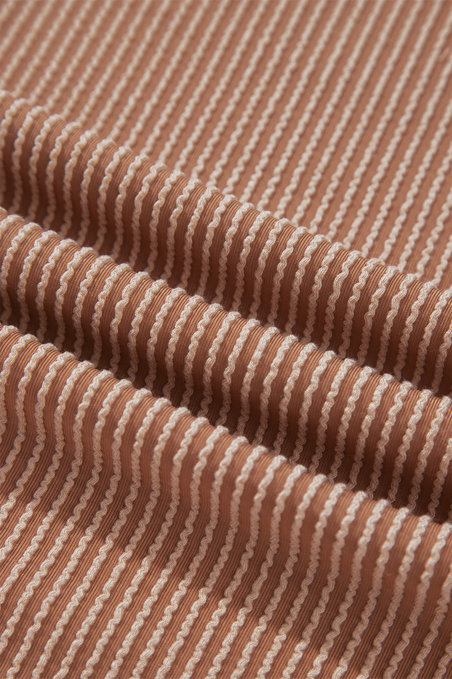 Casual Ribbed Knit Top, Women's Dune Leopard Colorblock Style - Detail View 12