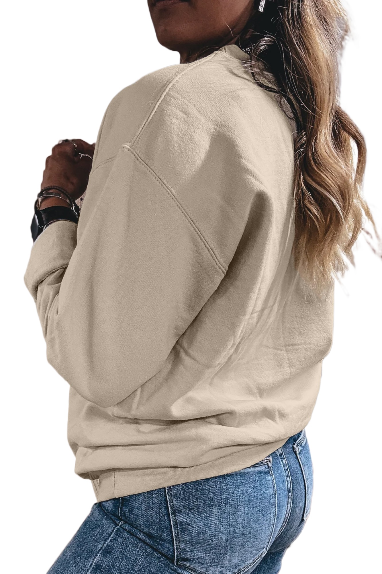 Women's Faith Sweatshirt, Western Crewneck Pullover - Main View