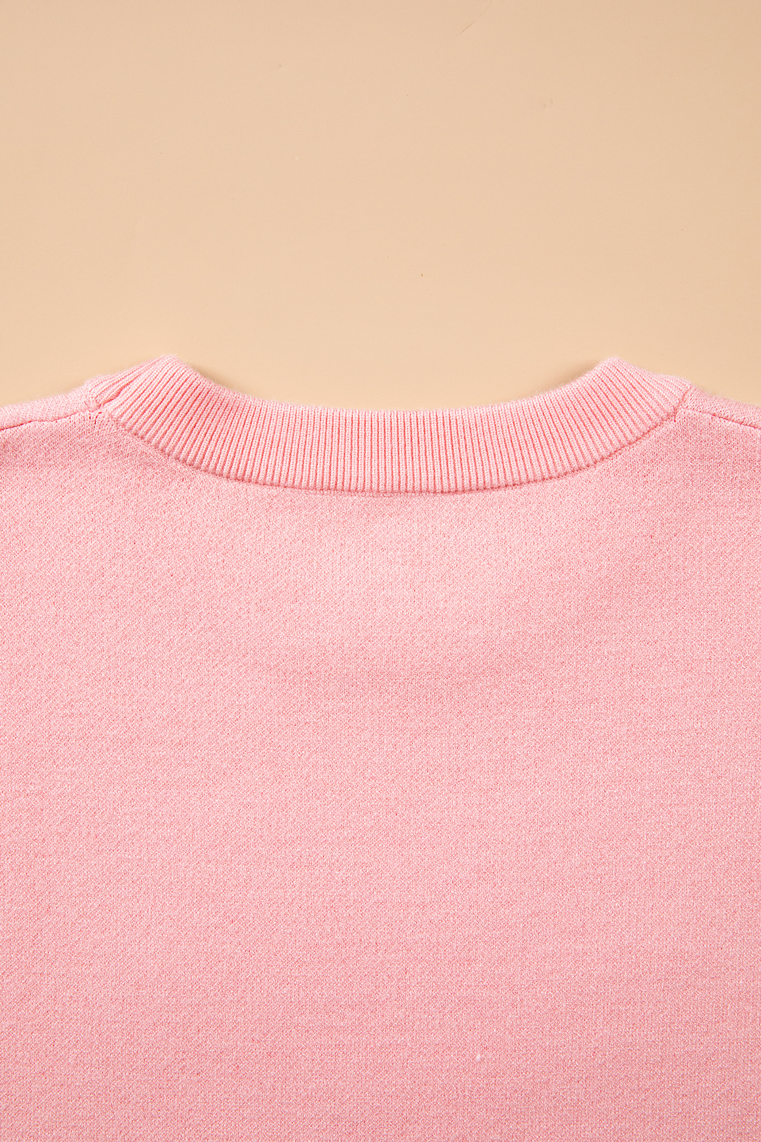 Casual Round Neck Holiday Sweater, Soft Long Sleeve Pullover - Detail View 9
