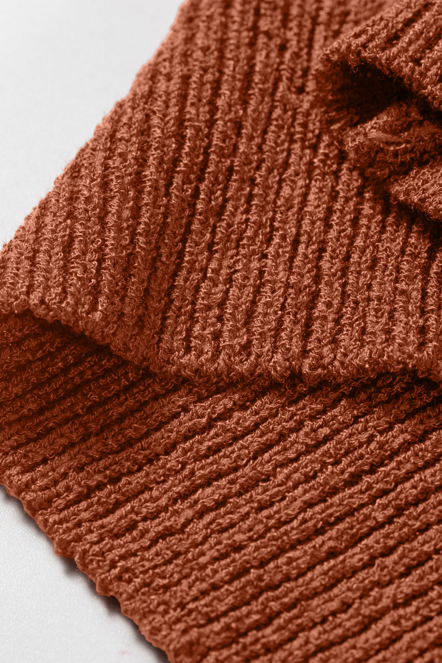 Short Sleeve Knit Top, Women's Fall Round Neck Casual Shirt - Detail View 8