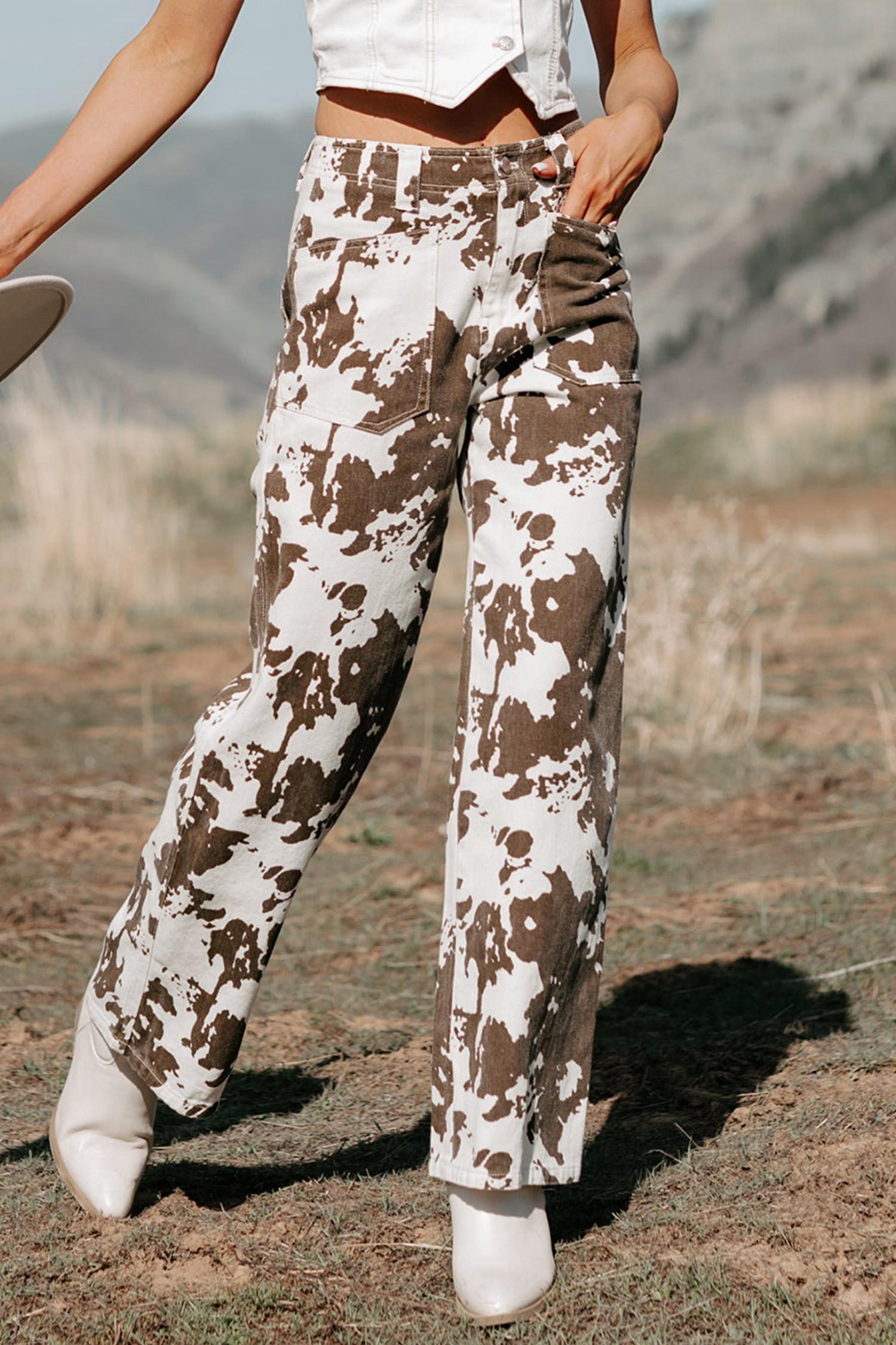 Stretch Cotton Women's Western Jeans, All Season Comfort - Detail View 6