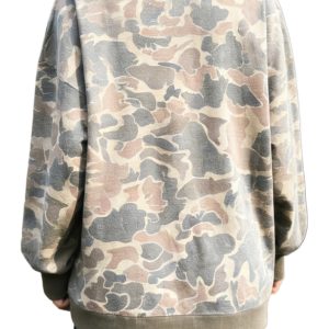 Women's Howdy Graphic Sweatshirt, Western Camo Print Top - Main View