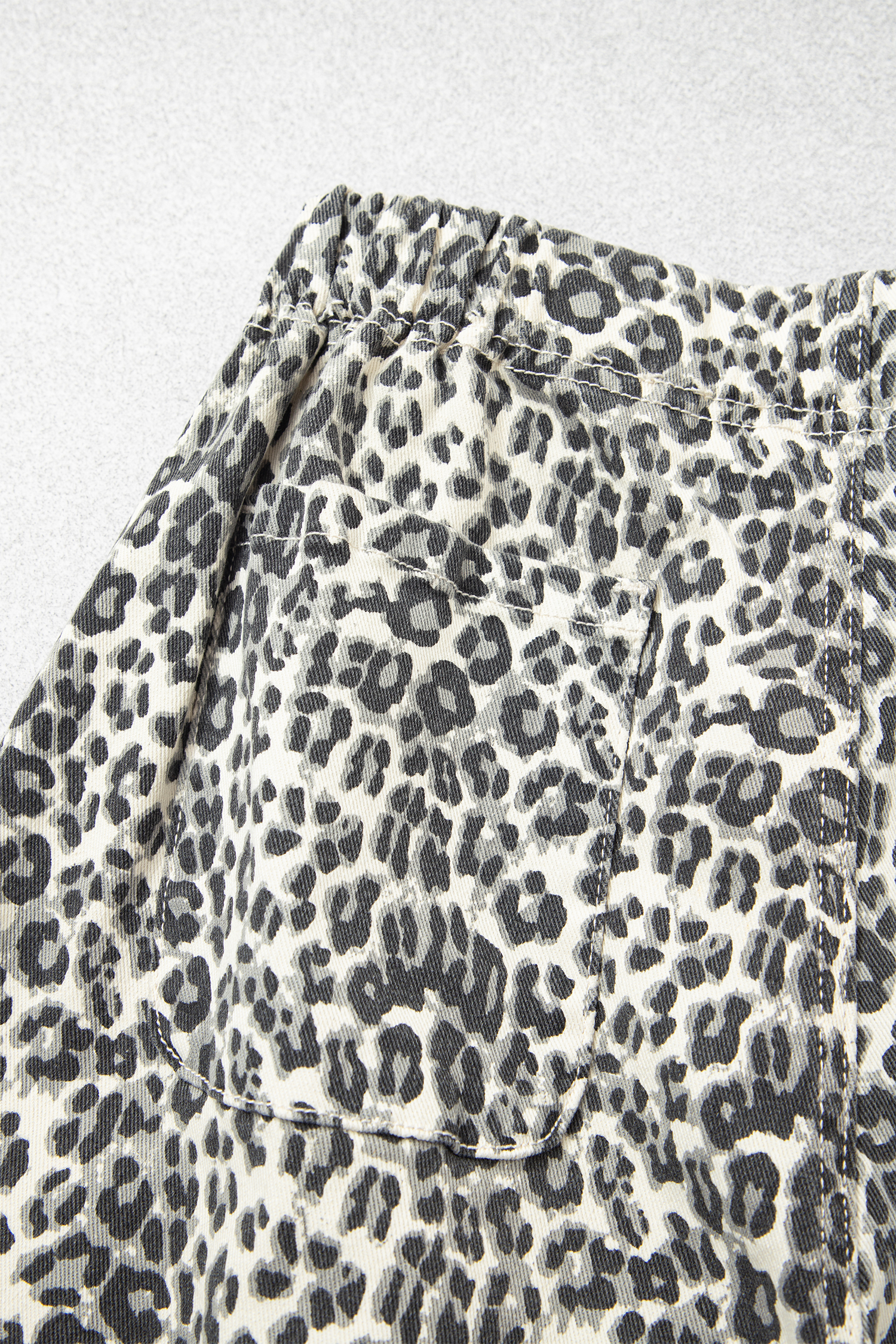 Women's Leopard Print Jeans, Rainbow Stripe Joggers - Detail View 11
