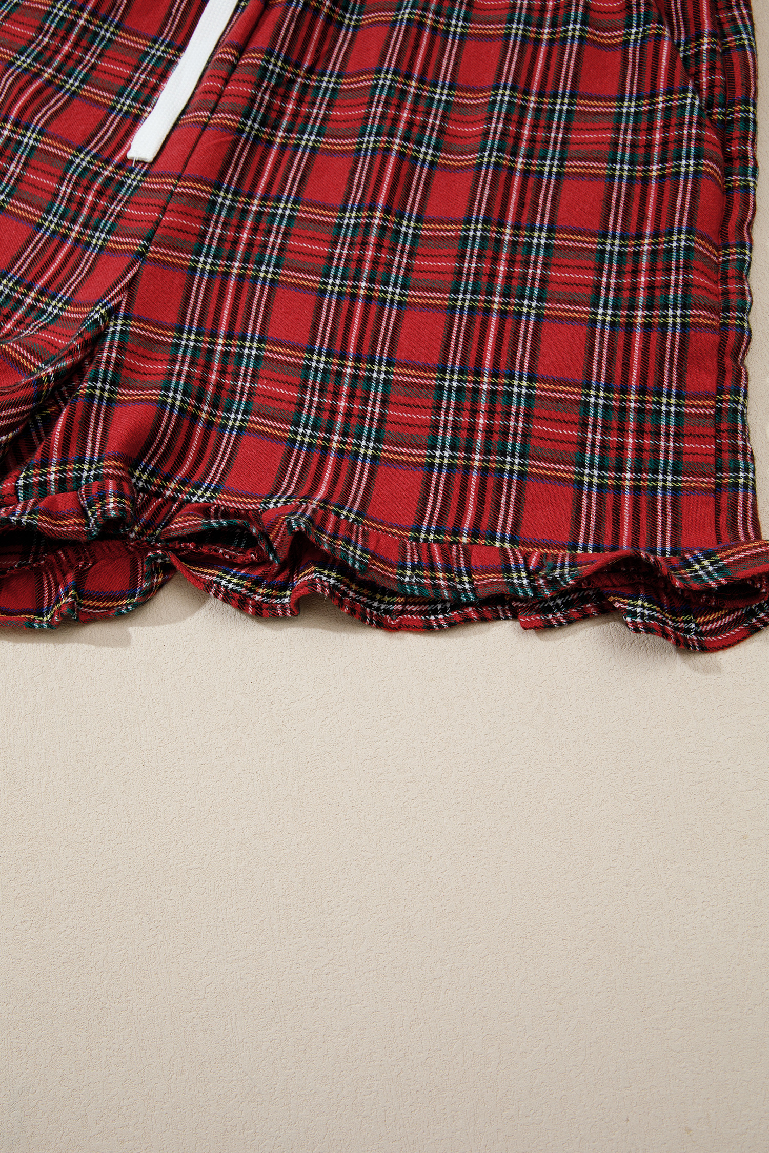 Women's Merry Plaid Lounge Set, Casual Christmas Sweatshirt - Detail View 19