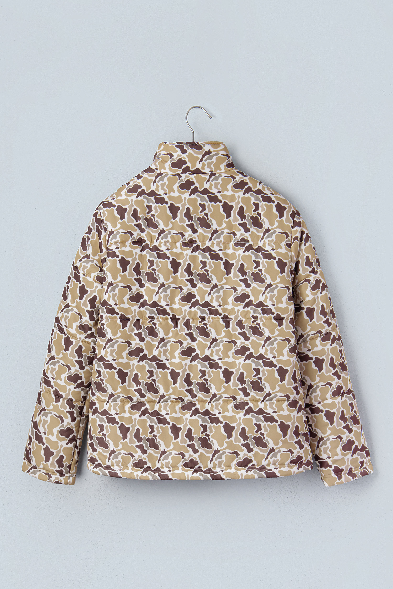 Women's Quilted Puffer Coat, Warm Polyester Outerwear - Detail View 9