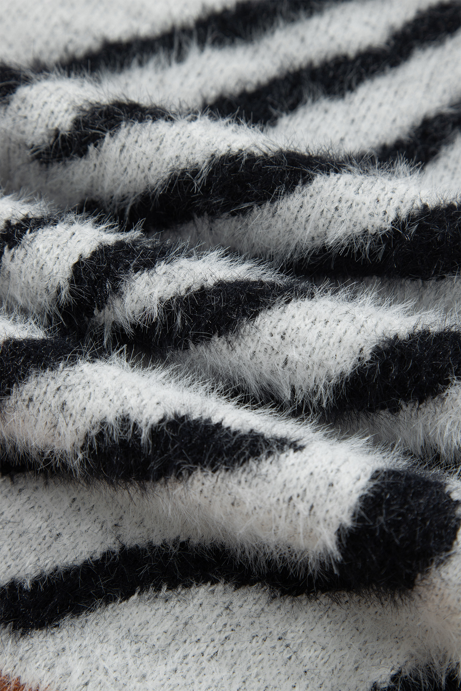 Women's Knit Sweater, Western Leopard Zebra Daily Coffee - Detail View 7