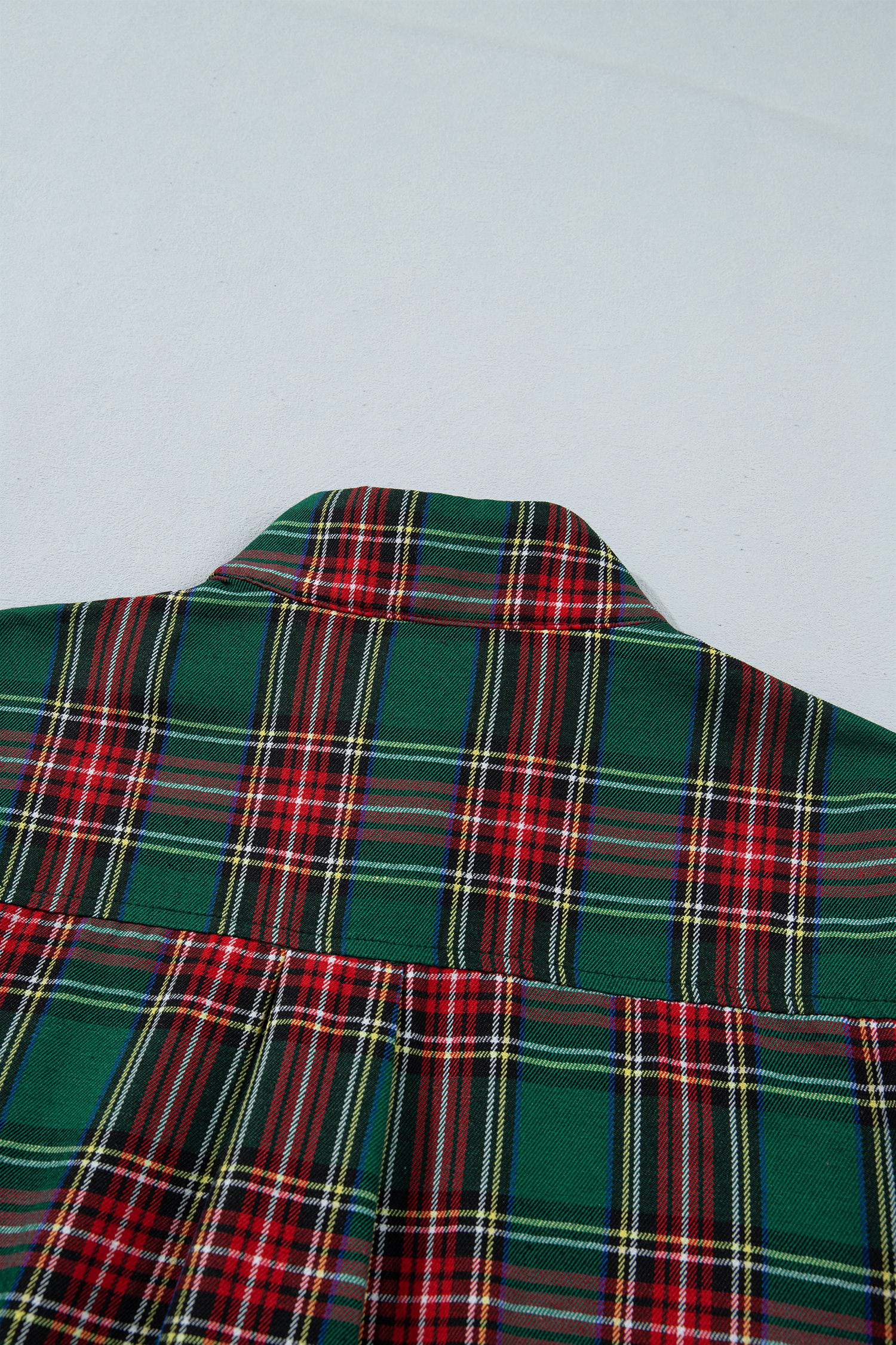 Soft Cotton Blend Women's Dress, Plaid Loose Fit Shift - Detail View 15