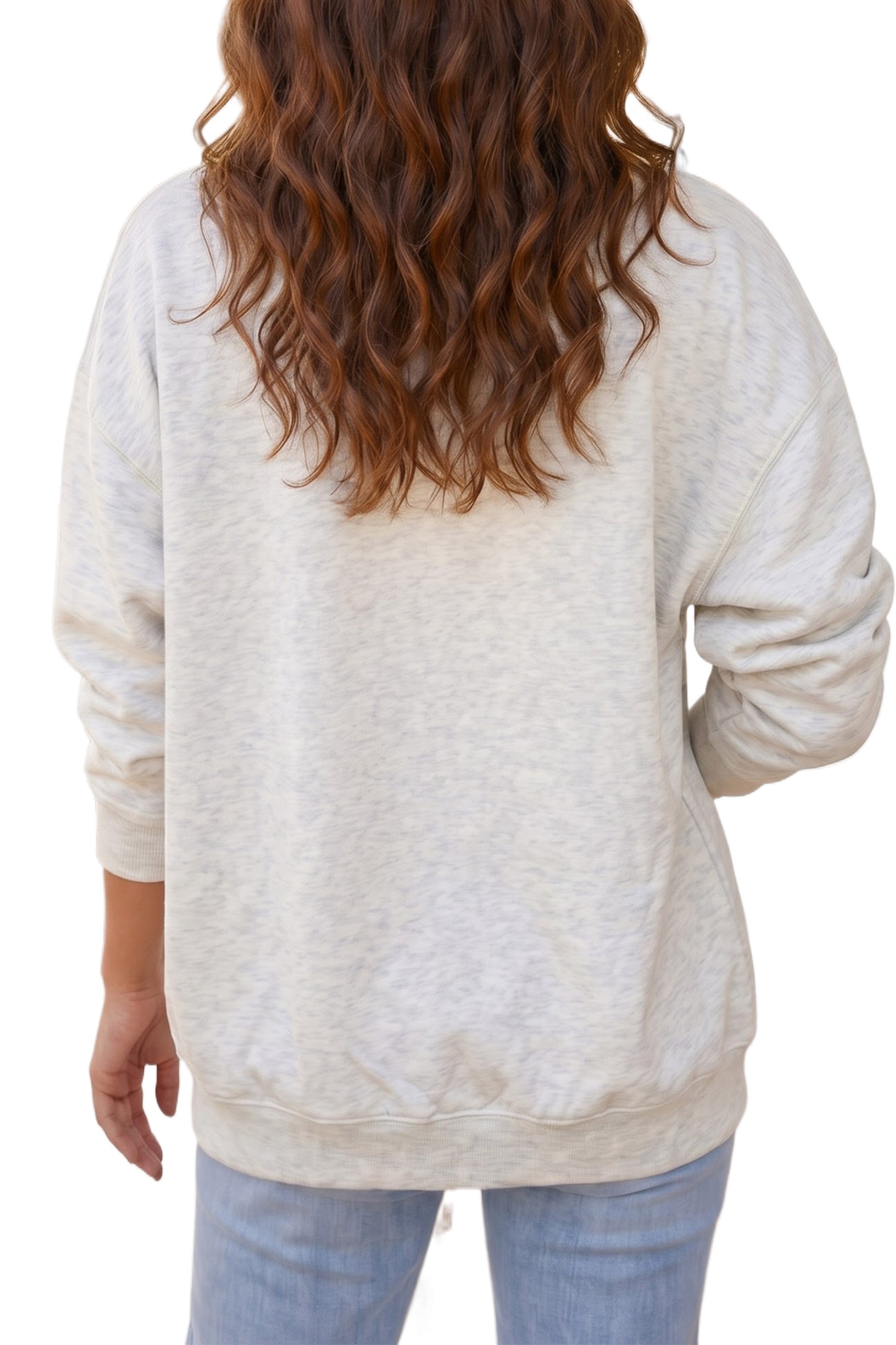 Women's Spooky Sweatshirt, Open Front Casual Cardigan - Main View