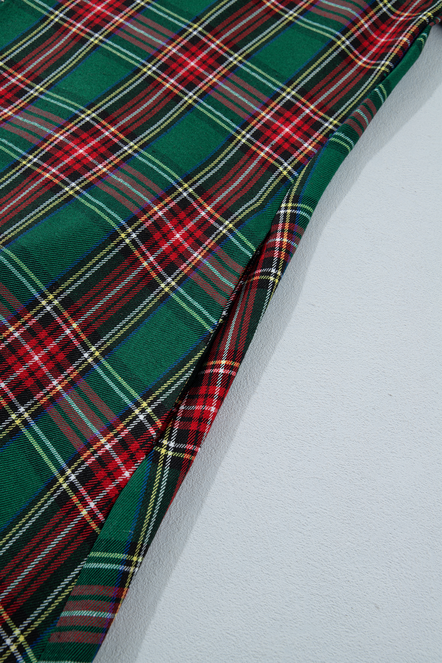 Soft Cotton Blend Women's Dress, Plaid Loose Fit Shift - Detail View 12