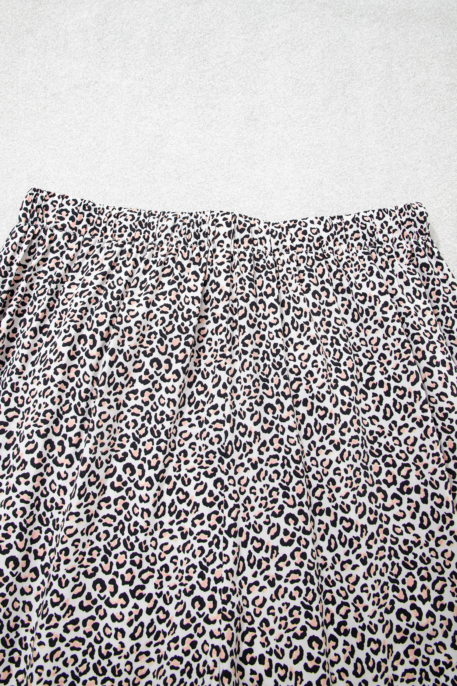 Women's Leopard Print Lounge Set, Long Sleeve Pajama Outfit - Detail View 16