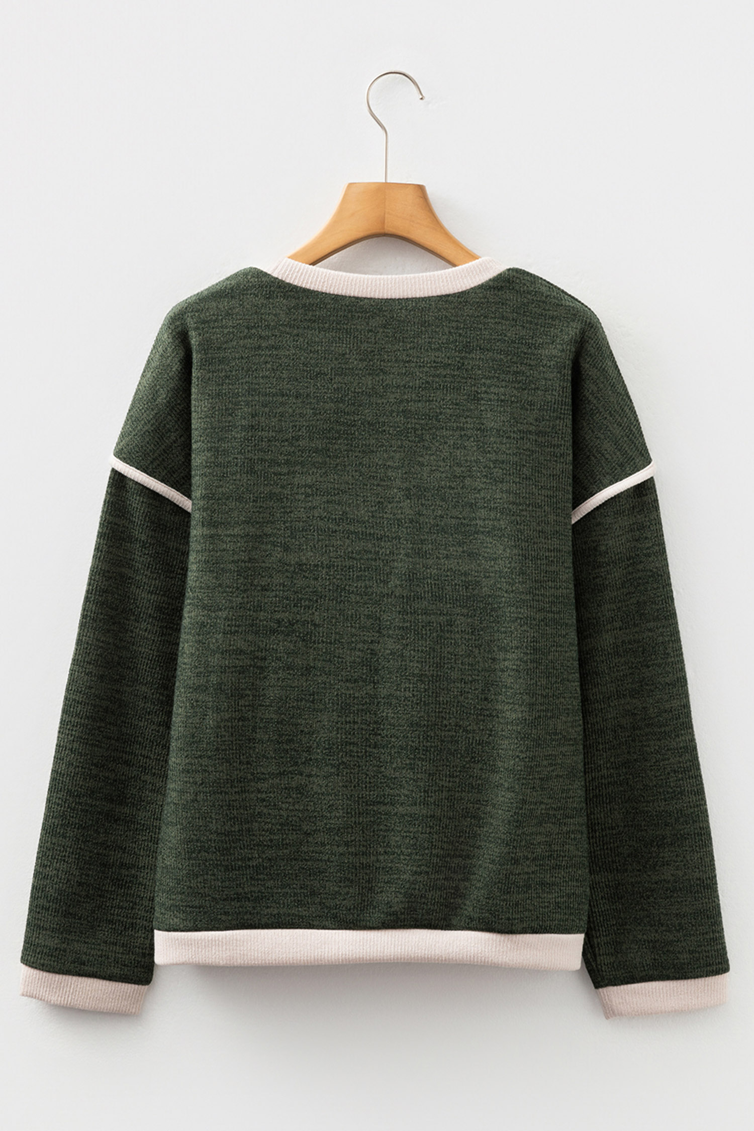 Mallard Duck Graphic Sweater, Western Print Women Knit Top - Detail View 8