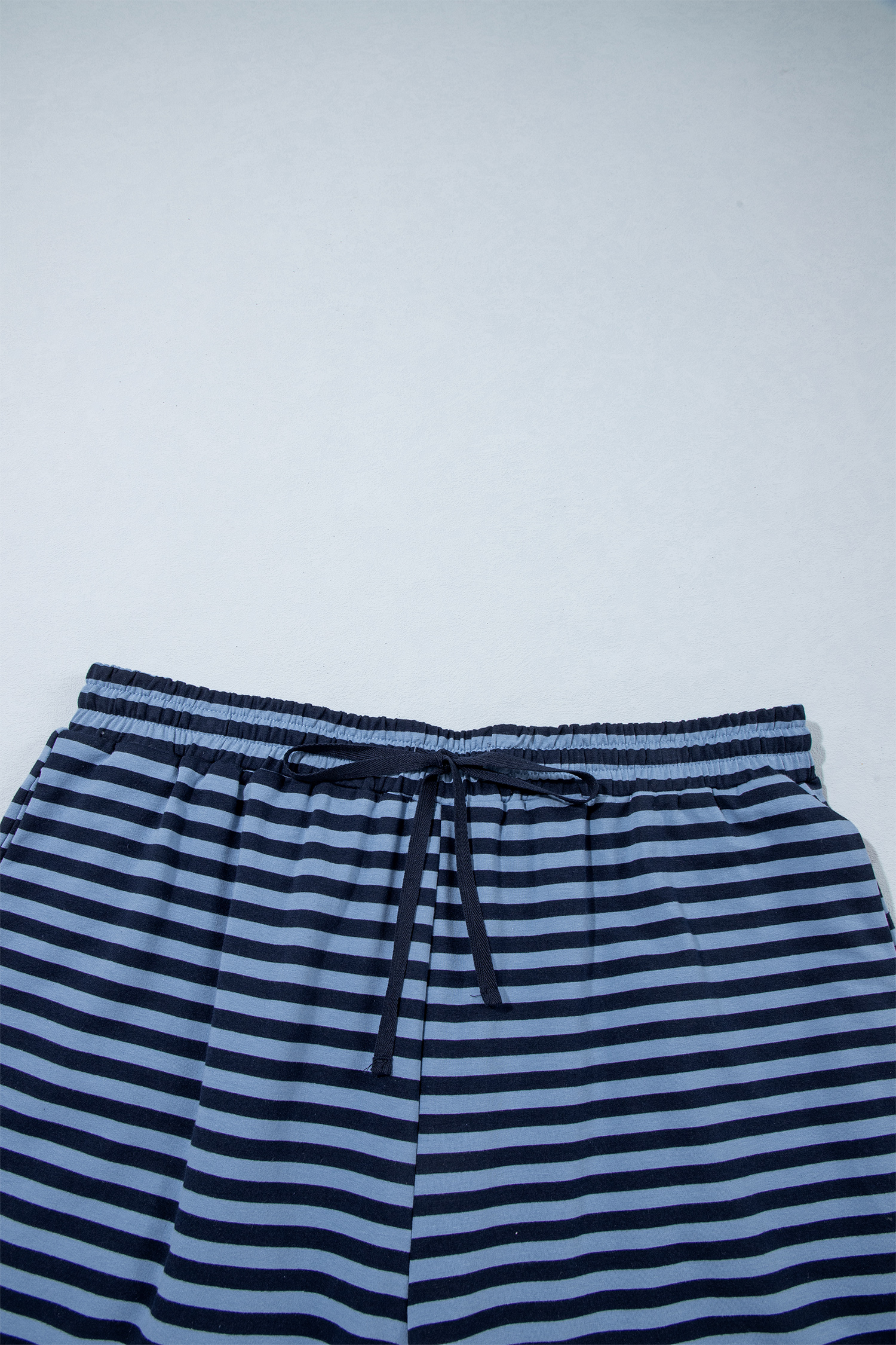 Striped Two Piece Set, Women's Long Sleeve Lounge Pants - Detail View 14