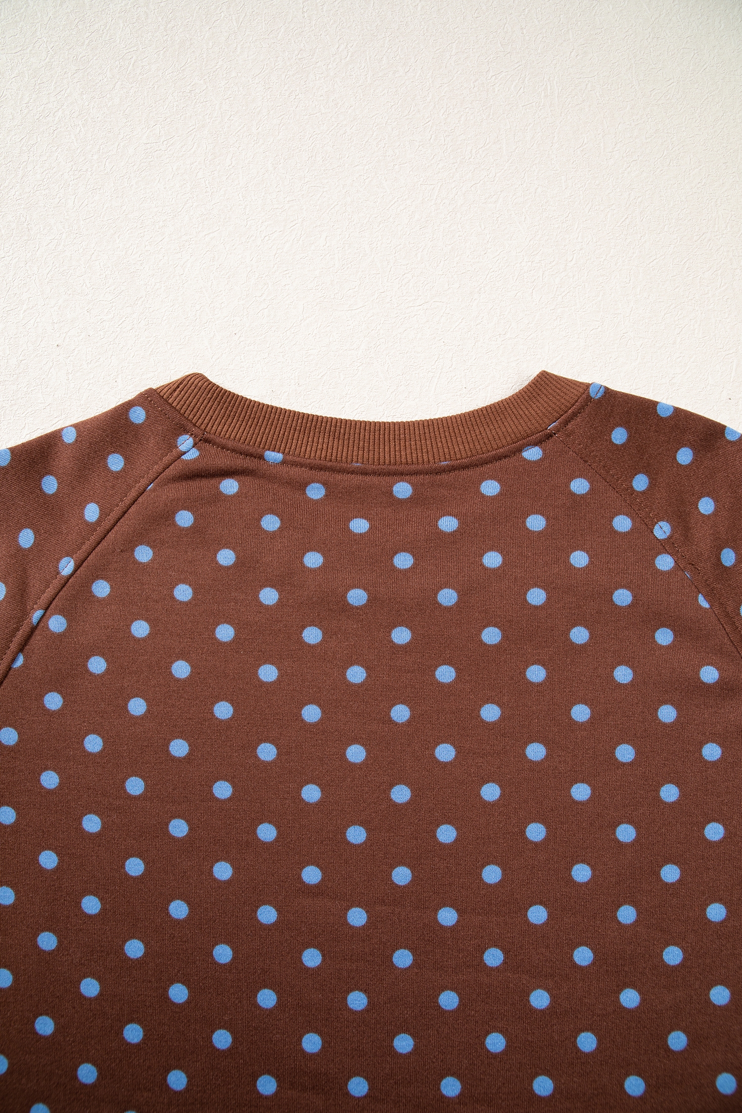 Cozy Drawstring Pant Set, Women's Fall Polka Dot Lounge - Detail View 6