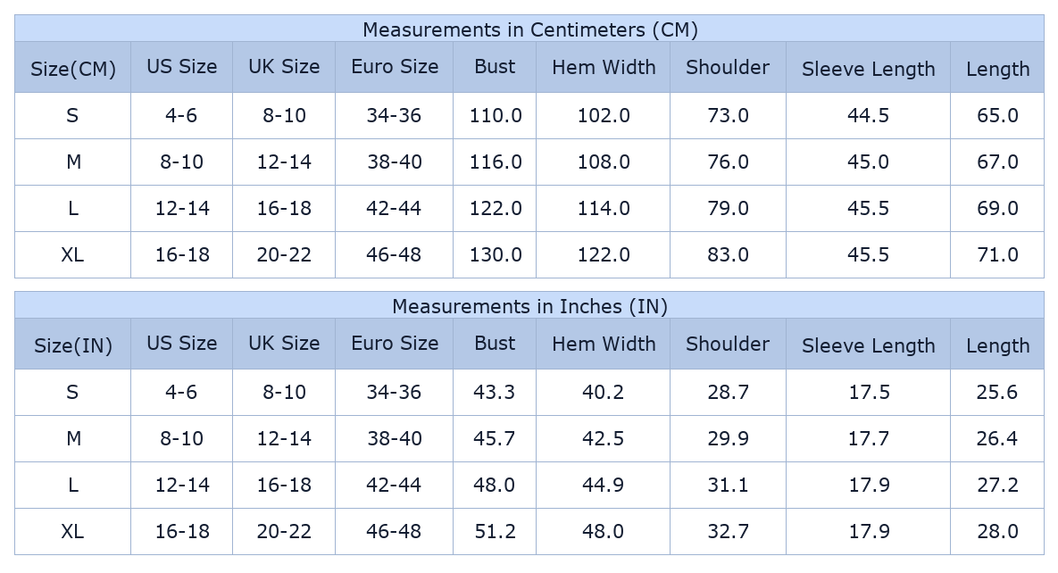 Women's Blue Striped Pullover, Casual Long Sleeve Crew Neck - Size Chart & Details