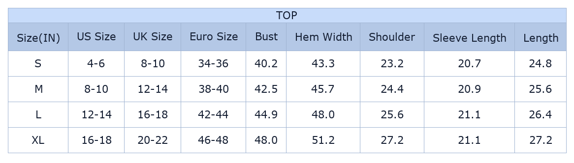 Women's Striped Knit Top, Casual Long Sleeve Fall Pullover - Size Chart & Details