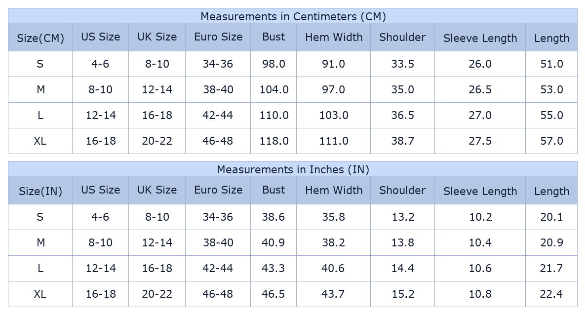 Women's Knit Button Front Top, Dark Blue Boho Short Sleeve - Size Chart & Details
