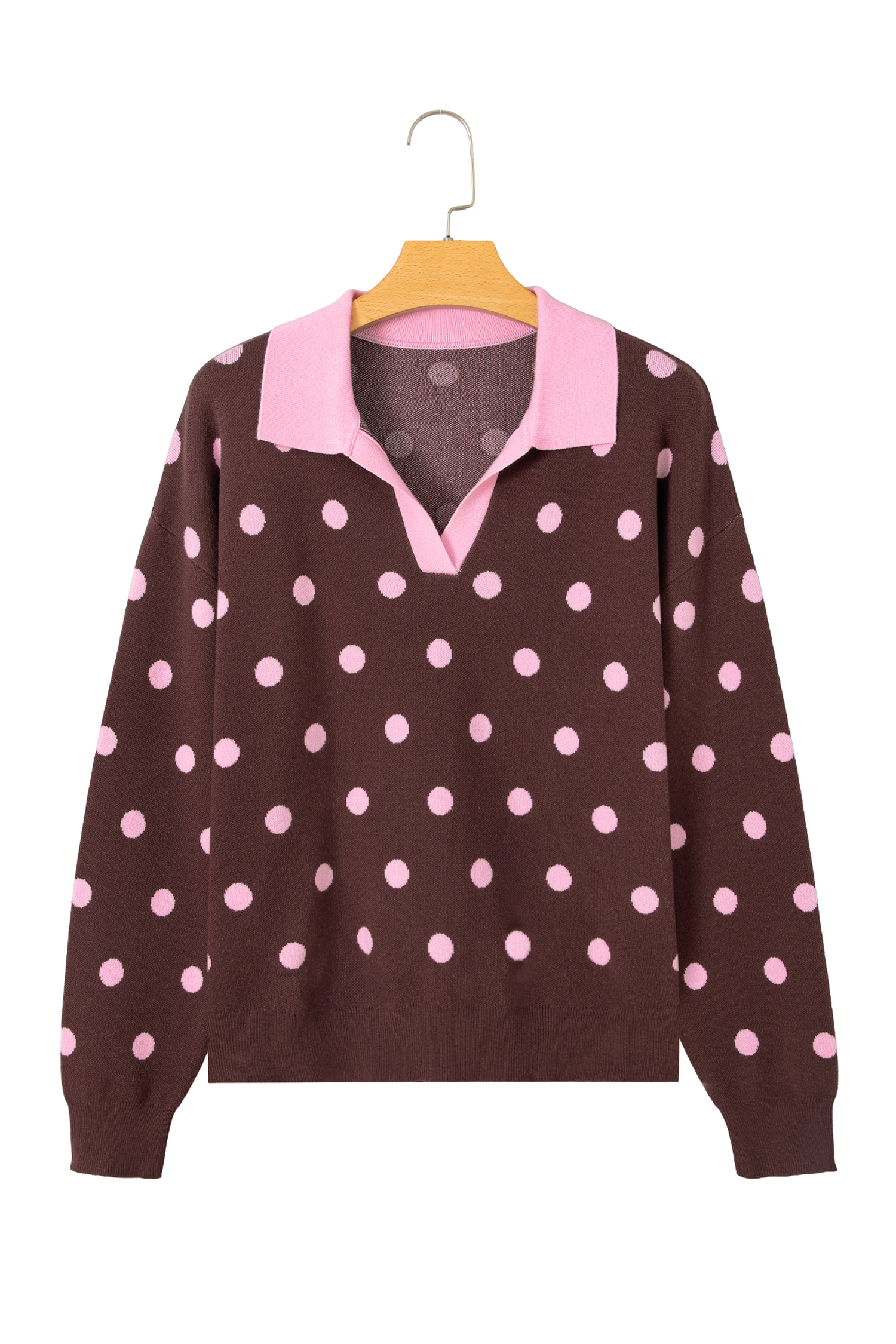 Soft Viscose Blend Pullover, Women's Autumn Casual Sweater - Detail View 3