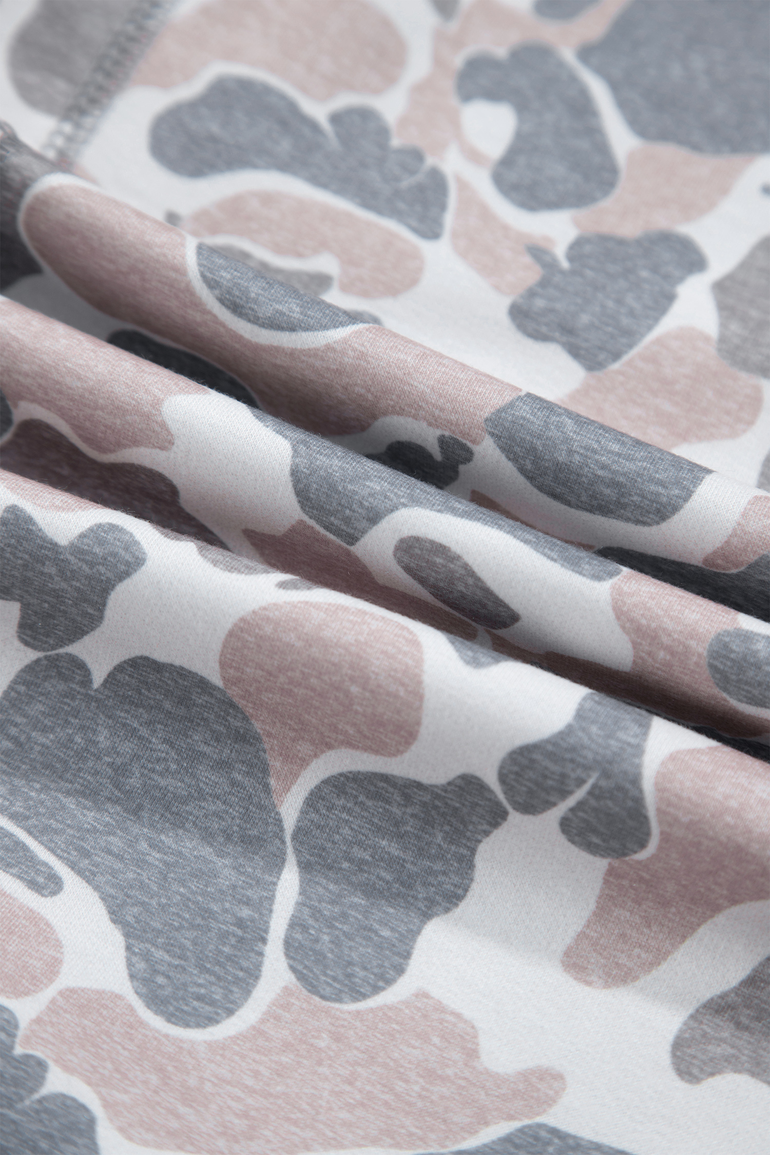Women's Casual Camo Hoodie, Waffle Knit Top - Detail View 10