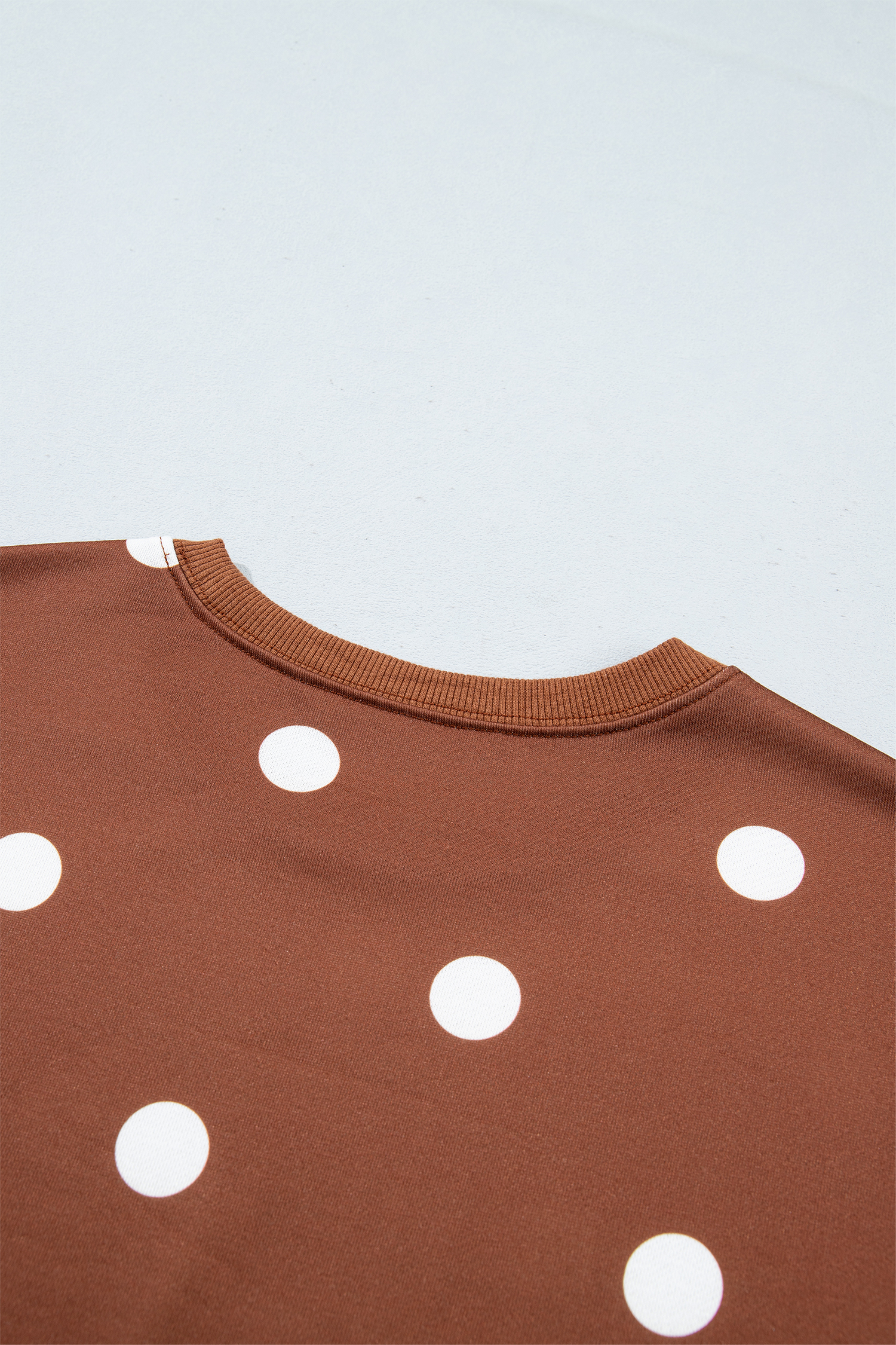 Women's Polka Dot Skort Set, Trendy Raw Hem Outfit - Detail View 11