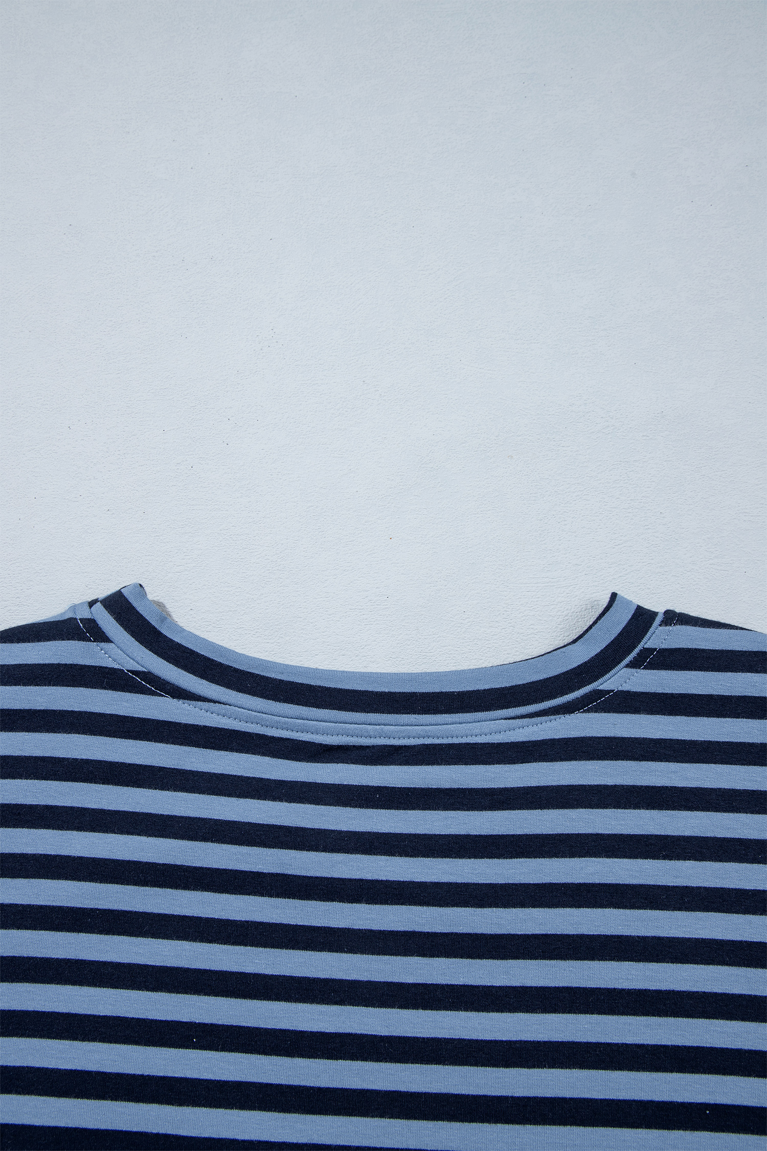 Women's Striped Lounge Set, Casual Long Sleeve Pajamas - Detail View 10