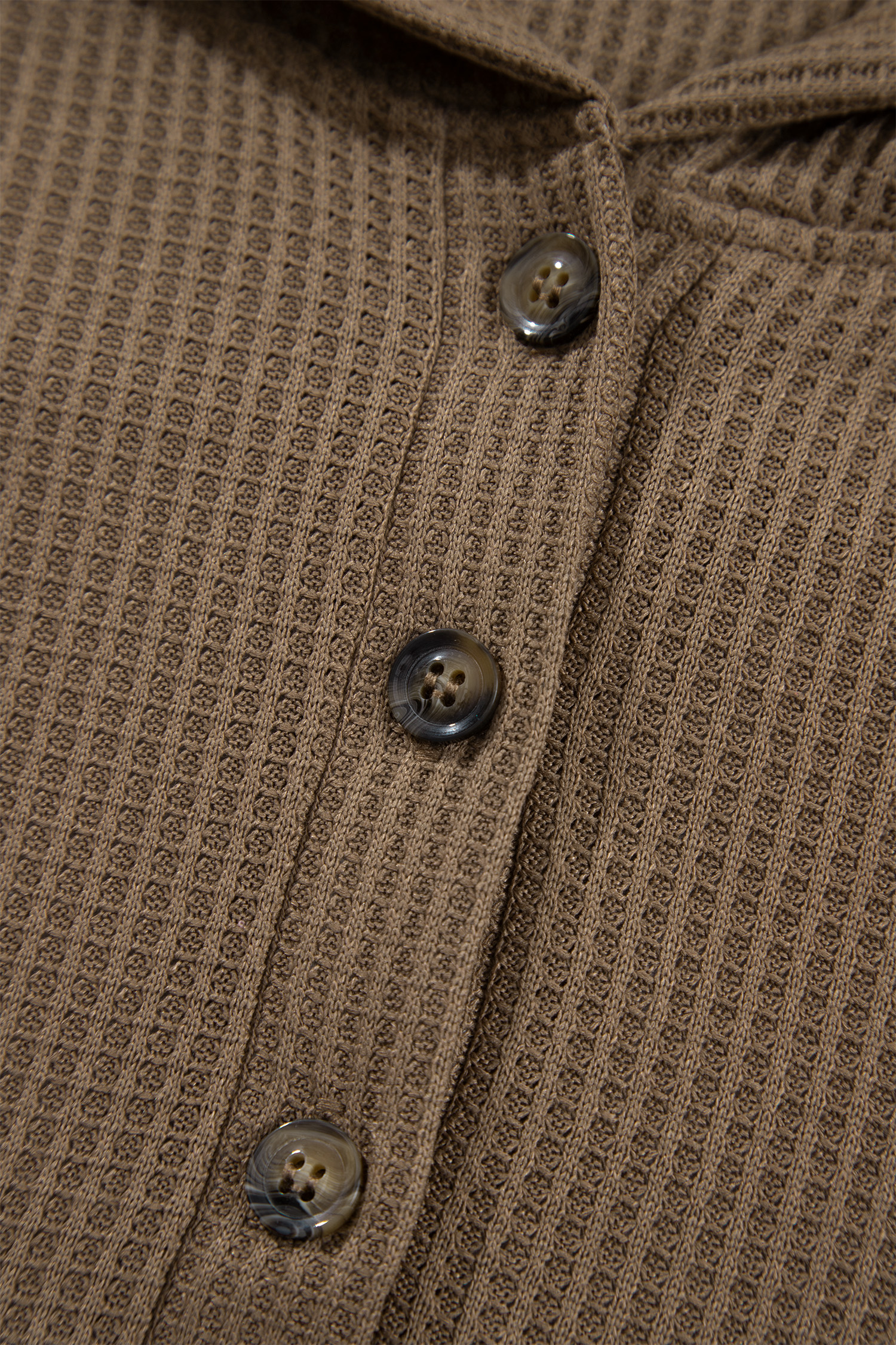 Women's Camouflage Pullover, Casual Button Hood - Detail View 5