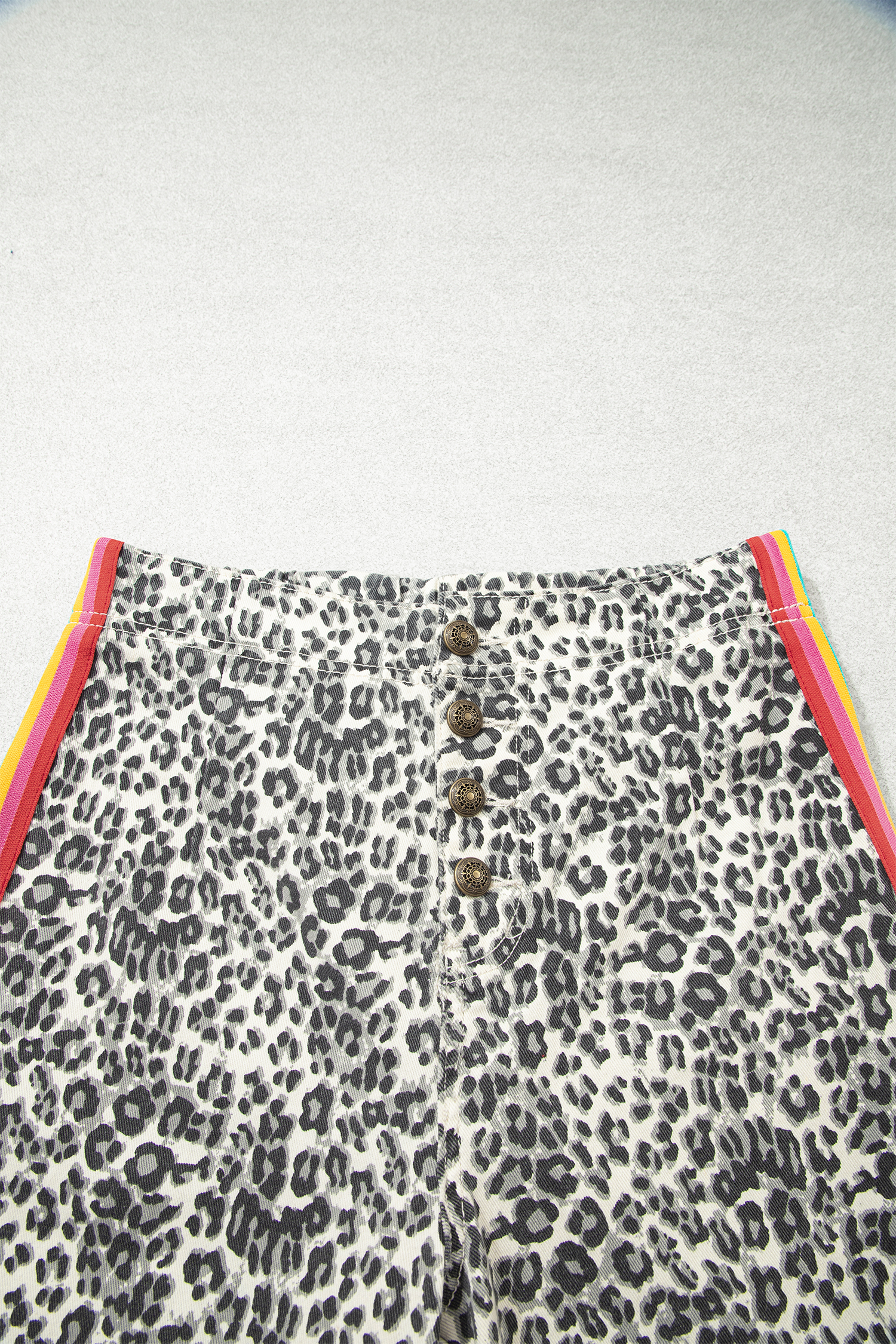 Women's Leopard Jogger Jeans, Casual Daily Denim Pants - Detail View 10