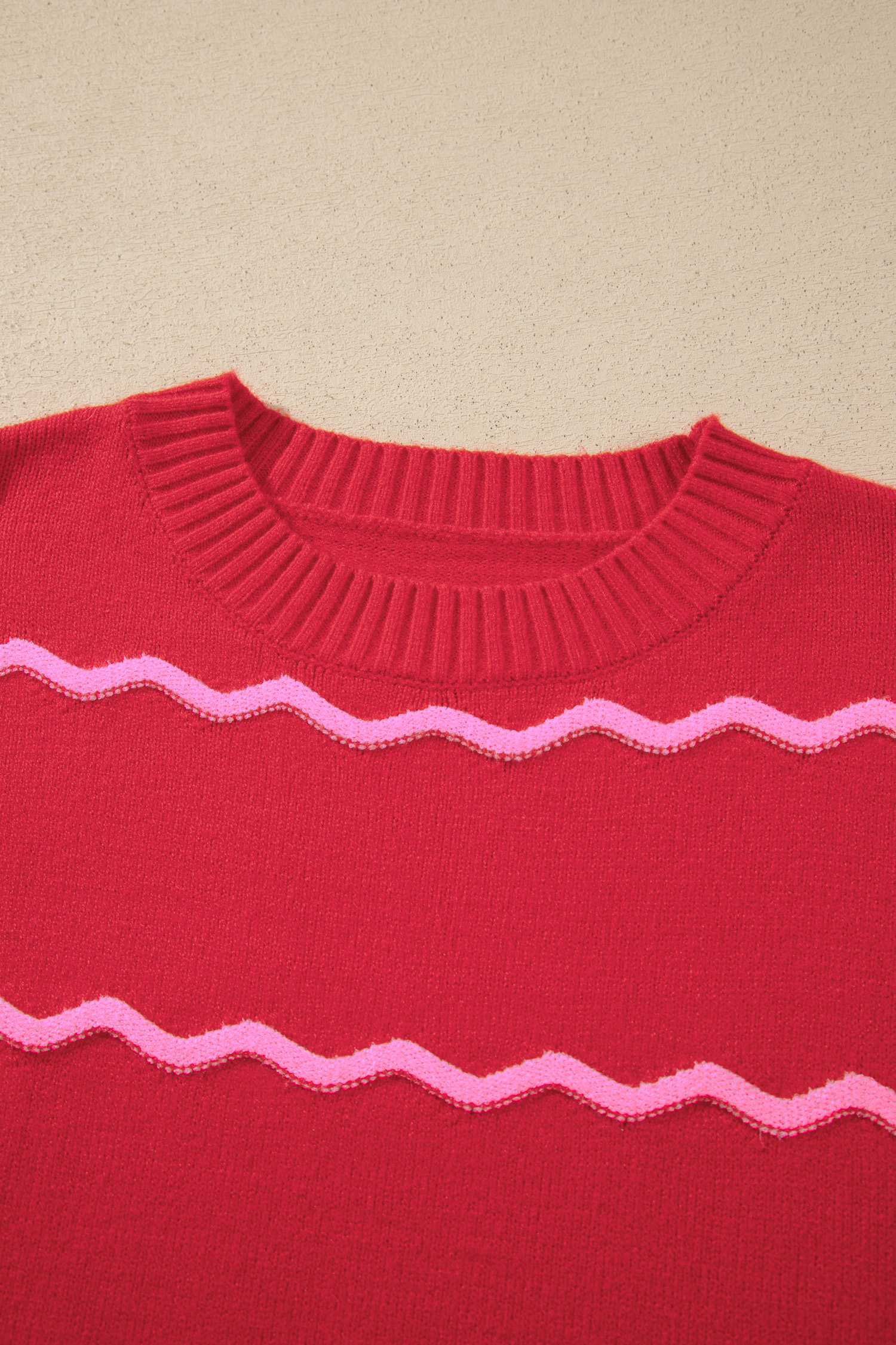 Women's Striped Sweater, Casual Long Sleeve Pullover - Detail View 10