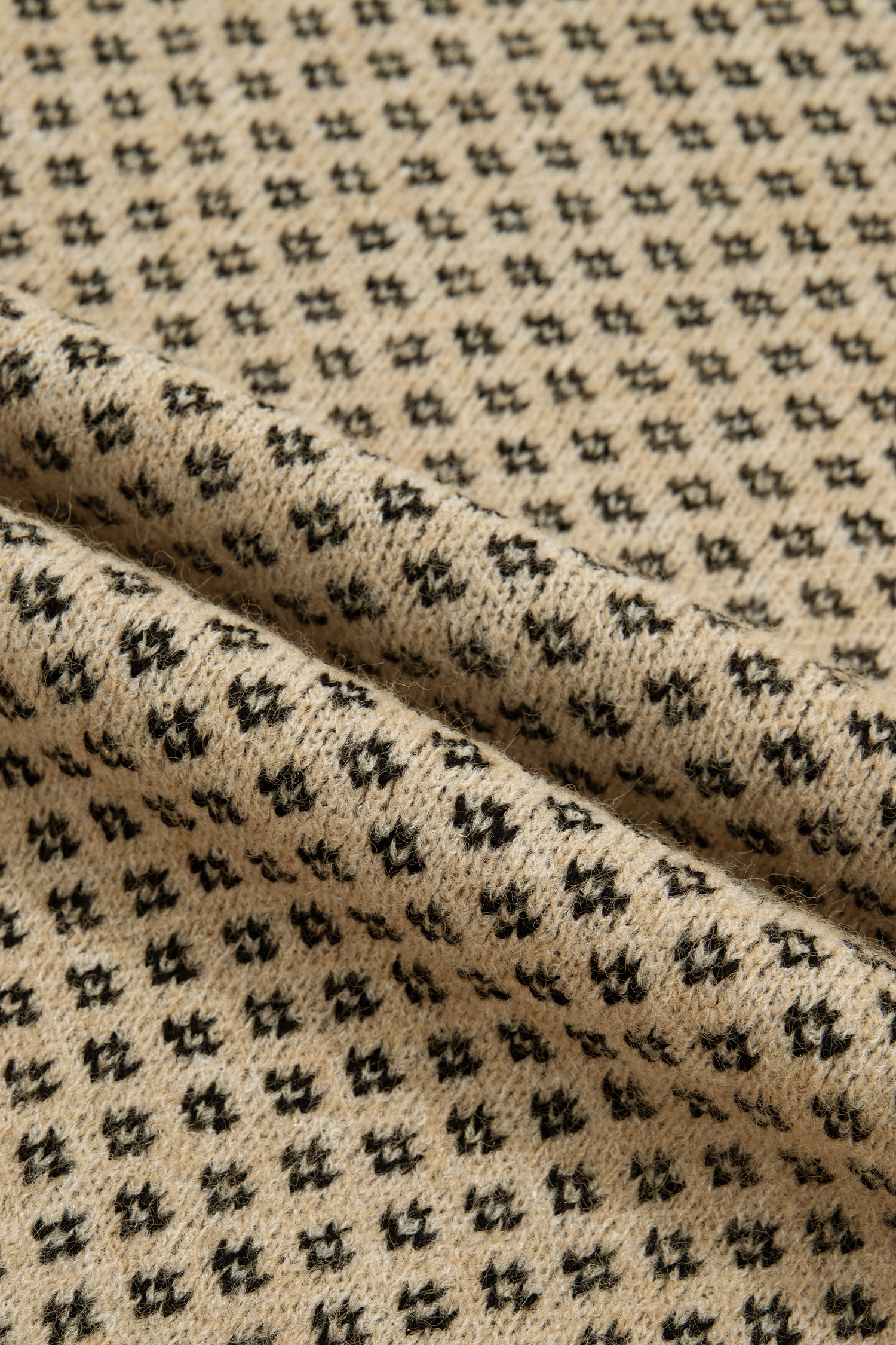 Womens Cozy Round Neck Sweater, Soft Warm Knit Pullover - Detail View 12
