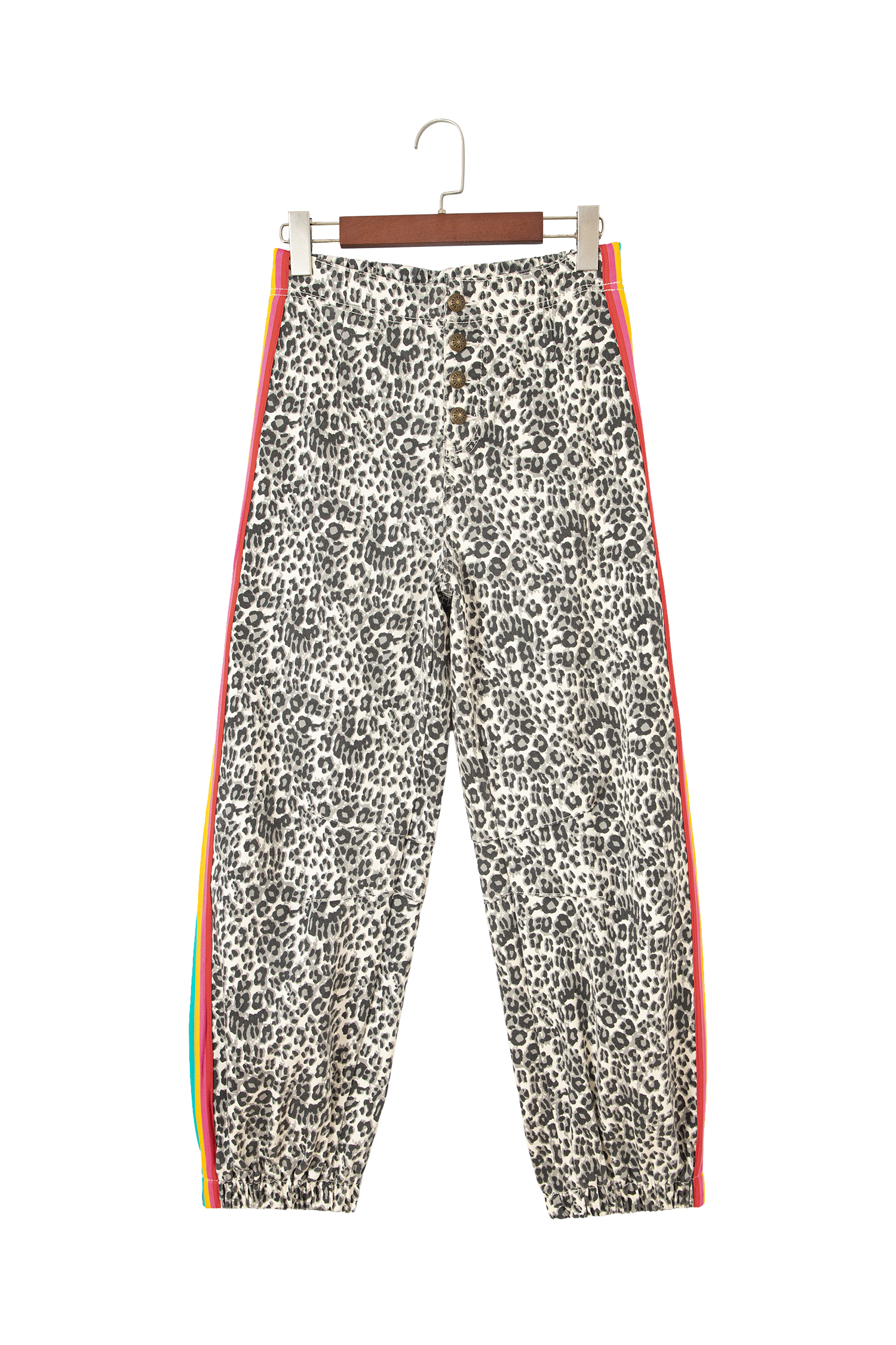 Women's High Waist Jogger Jeans, Stretch Denim Pants - Detail View 3