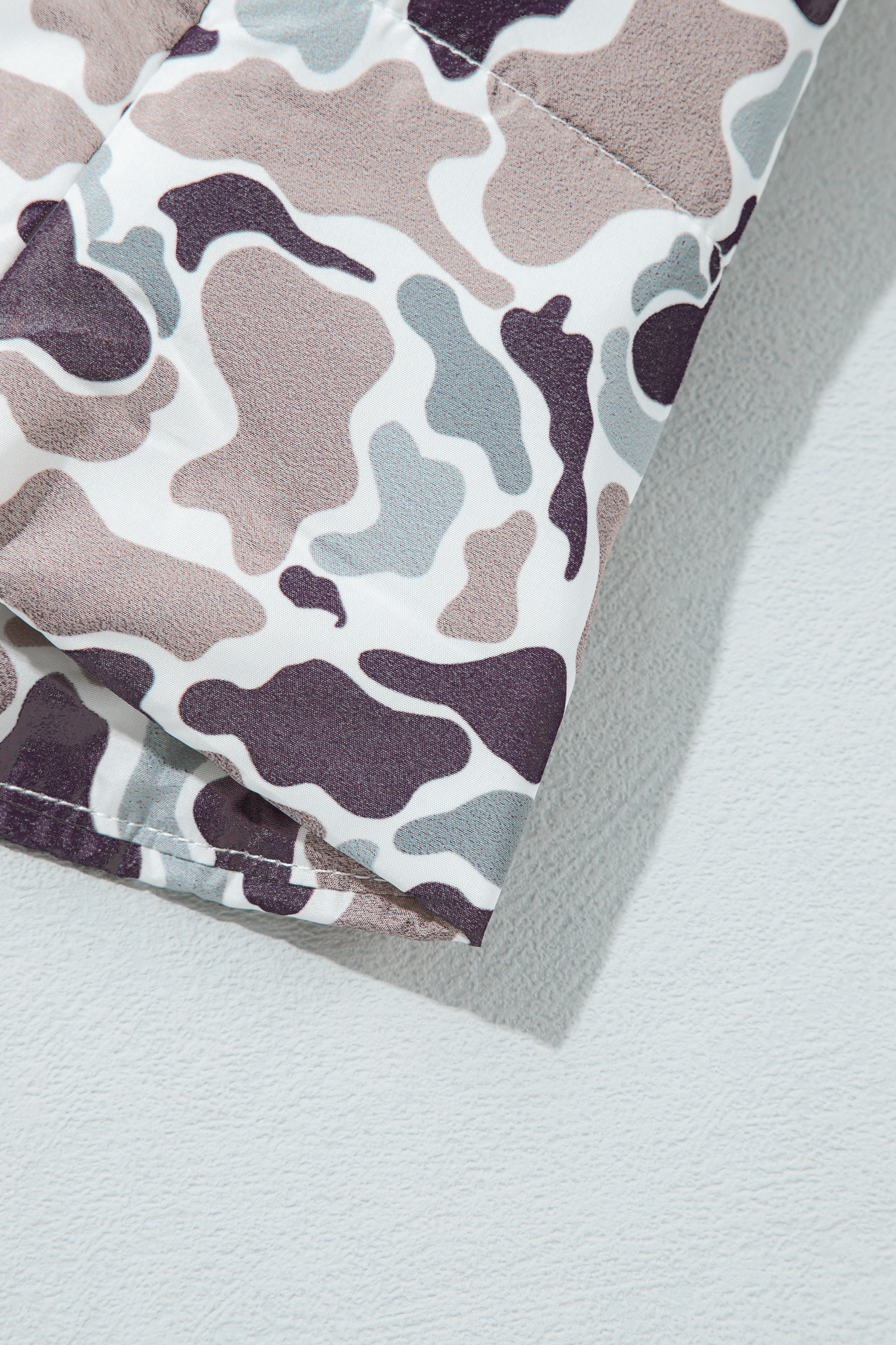 Women's Camo Puffer Vest, Casual Zip Up Stand Neck - Detail View 13
