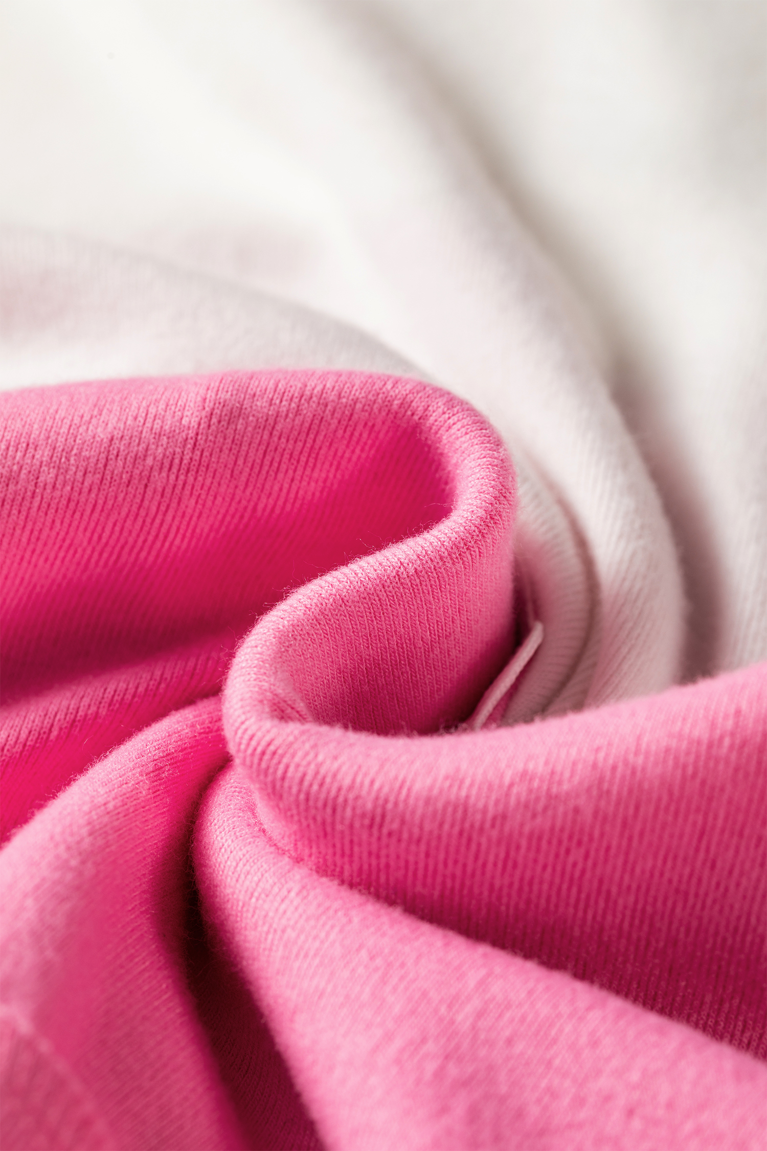 Women's Casual V Neck Top, Rose Red Colorblock Pullover - Detail View 12